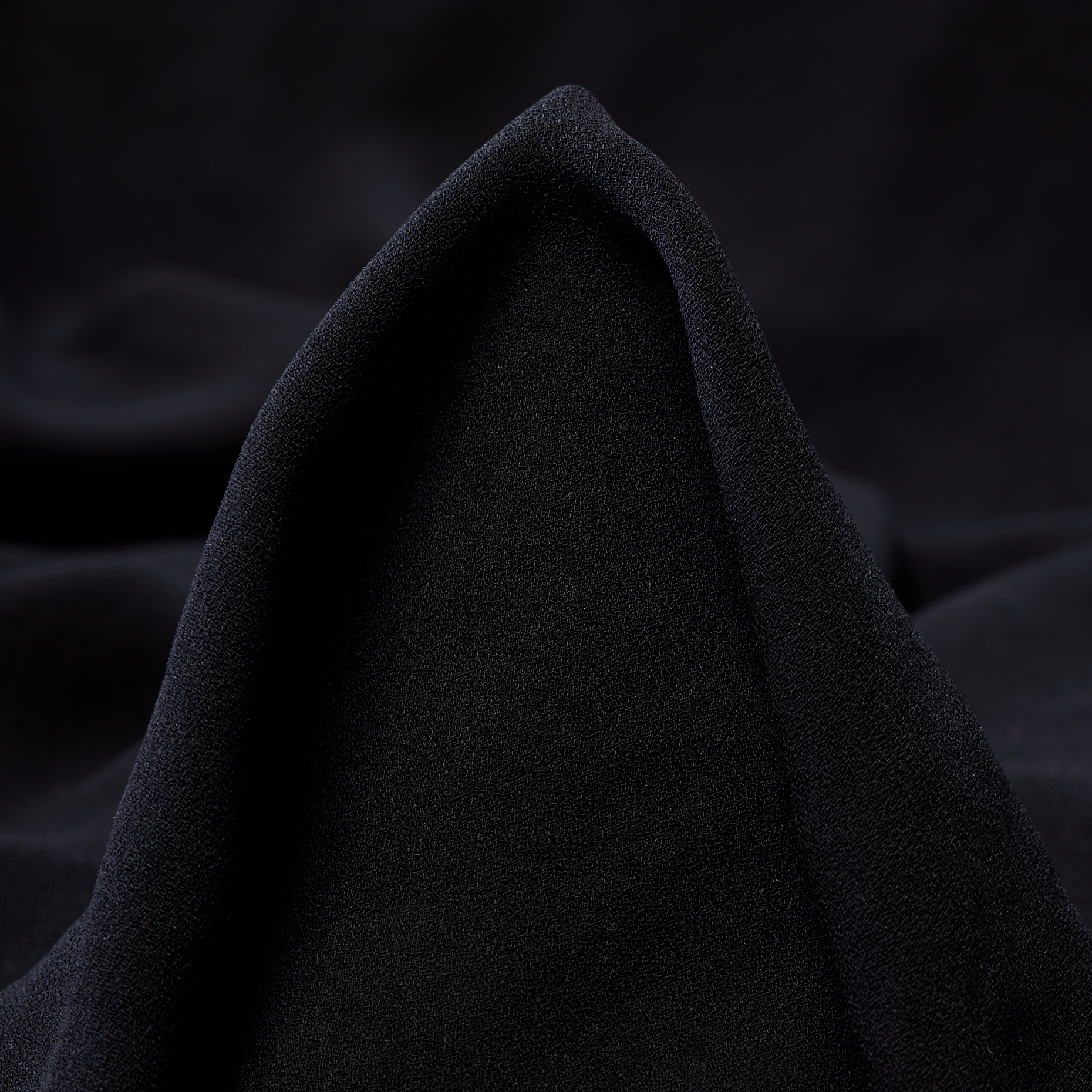 Crêpe De Chine, Raven Black (F000017865)