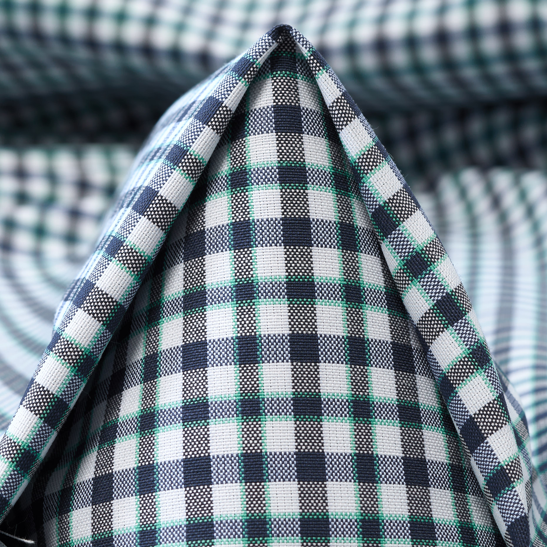 COTTON, CHECK, RAVEN BLACK&BRILLIANT WHITE (F000009694)