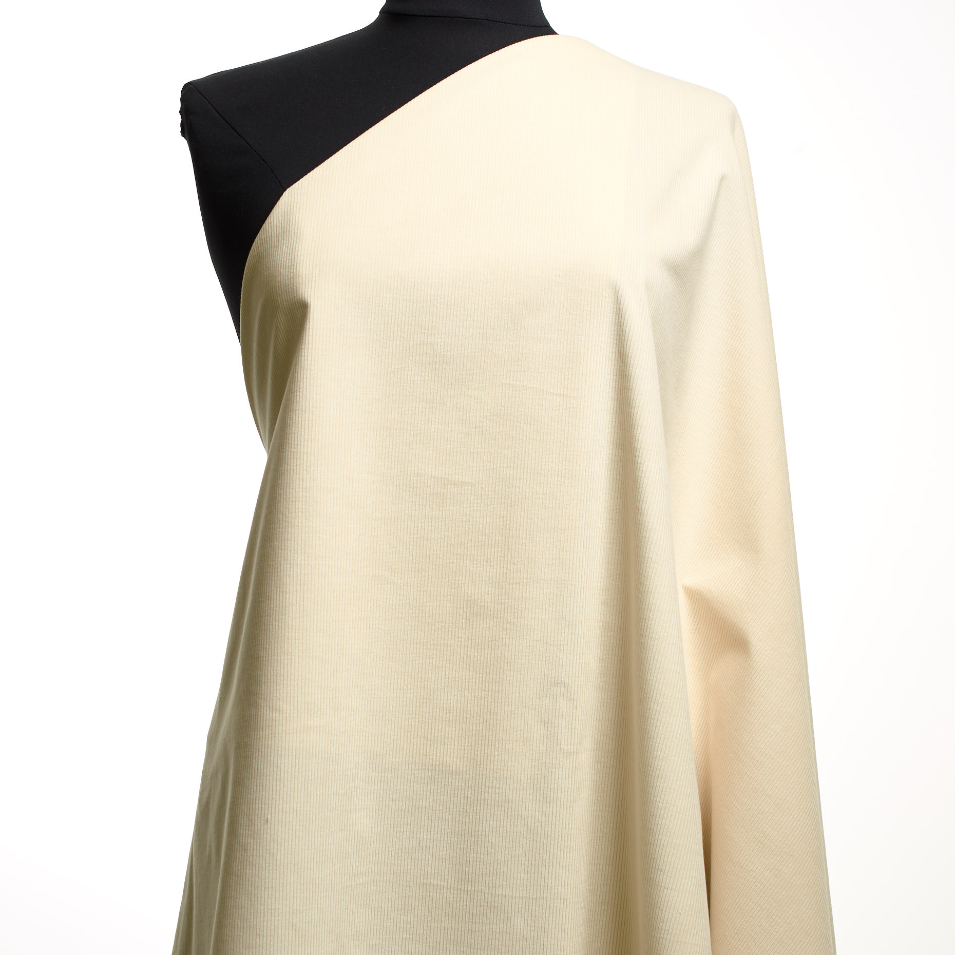 CORDUROY, COTTON, ELASTIC, ANTIQUE WHITE (F000045073) - Mannequin