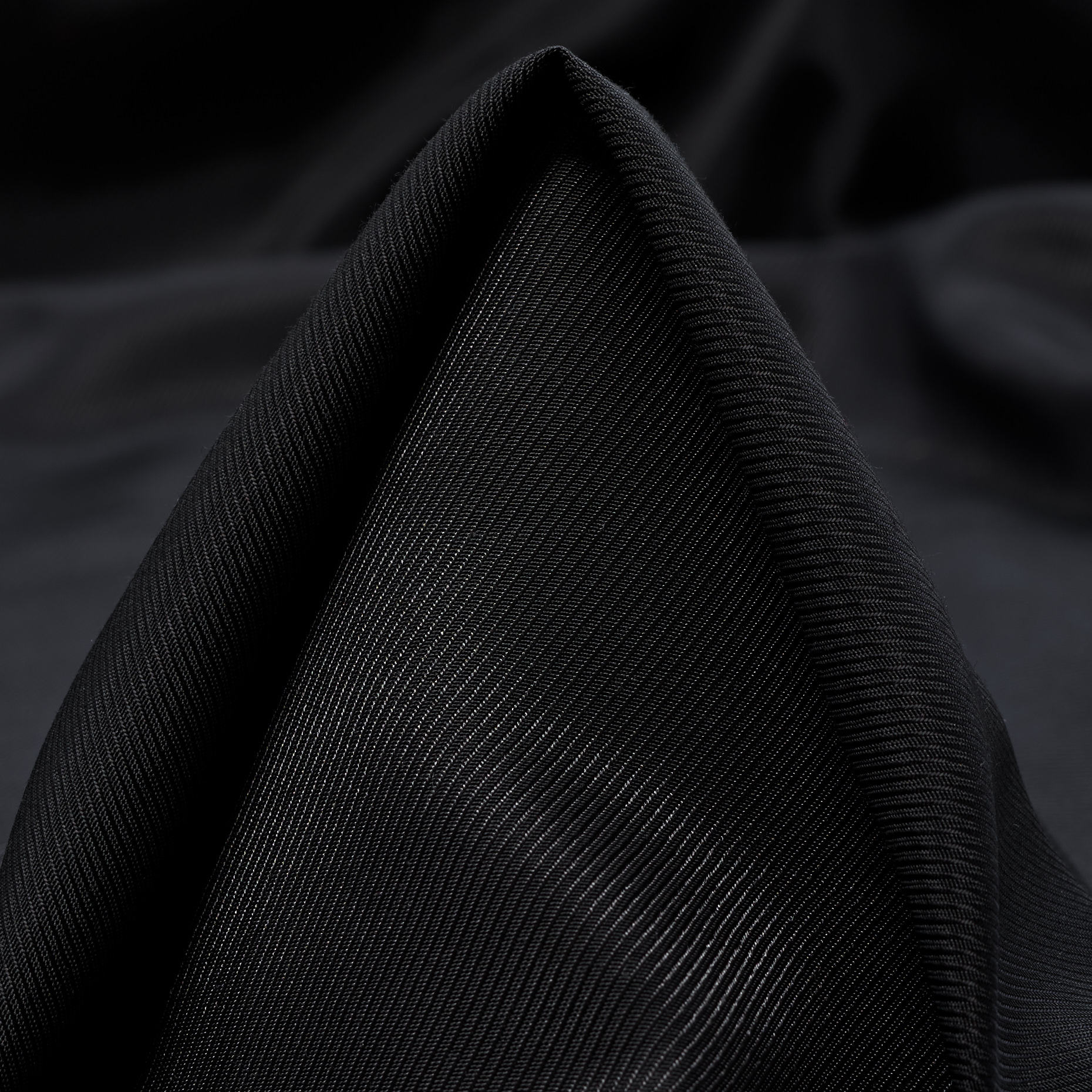 Sergé, Viscose , Coton , Jet Black