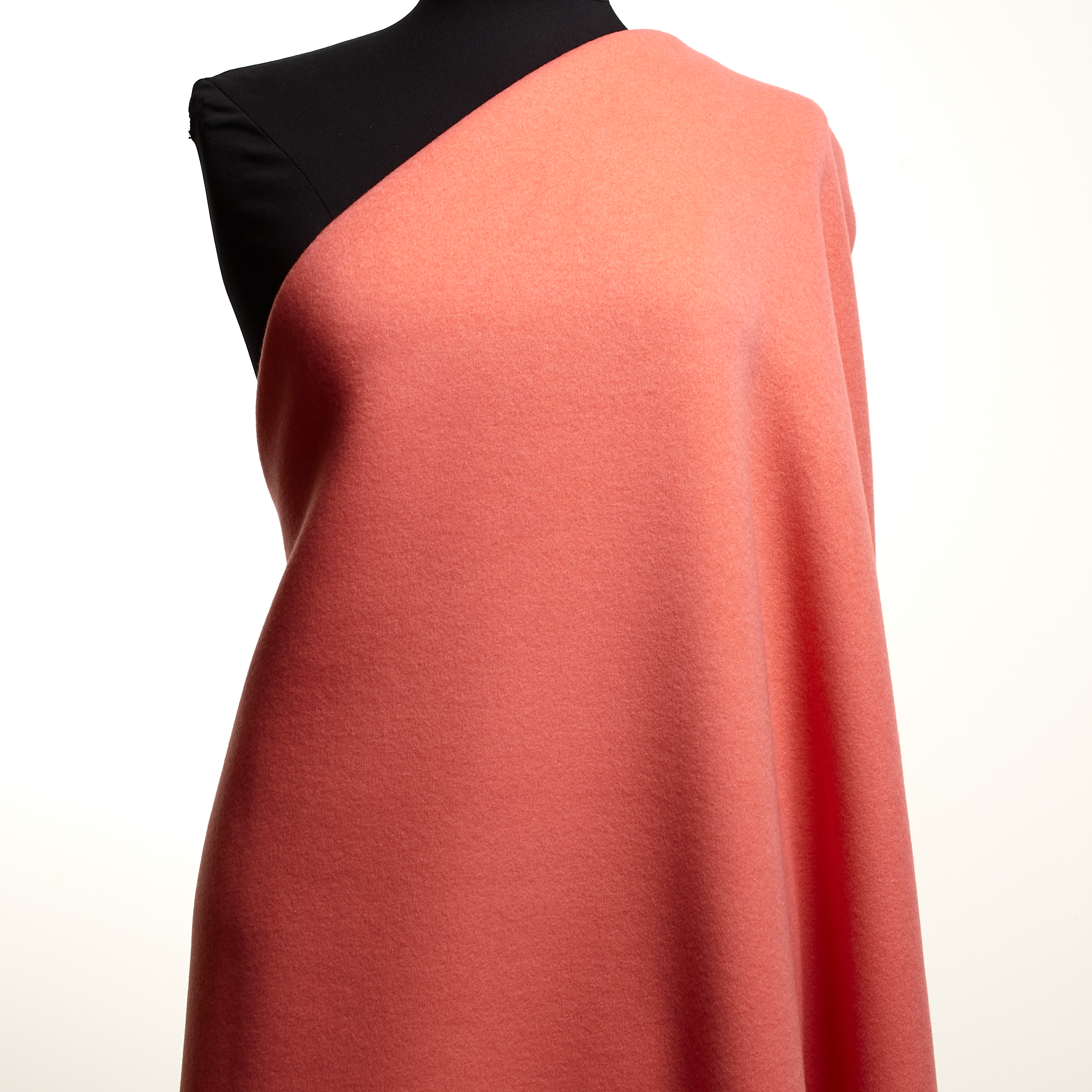 DOUBLE, CASHMERE, VIRGIN WOOL, SHELL PINK (F000038150) - Mannequin