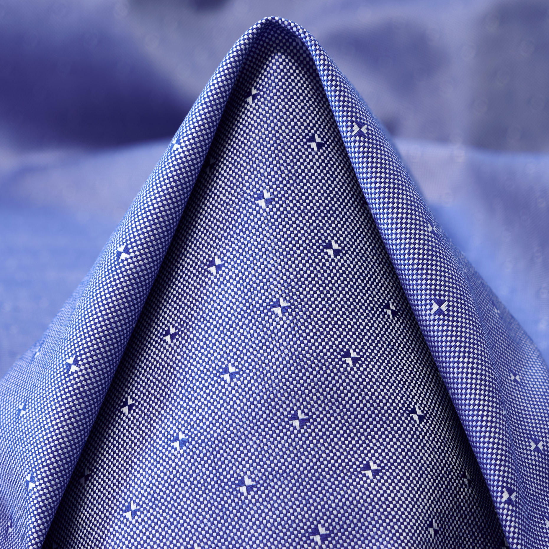 CHAMBRAY, COTTON, BLUE QUARTZ&BRILLIANT WHITE (F000043869)