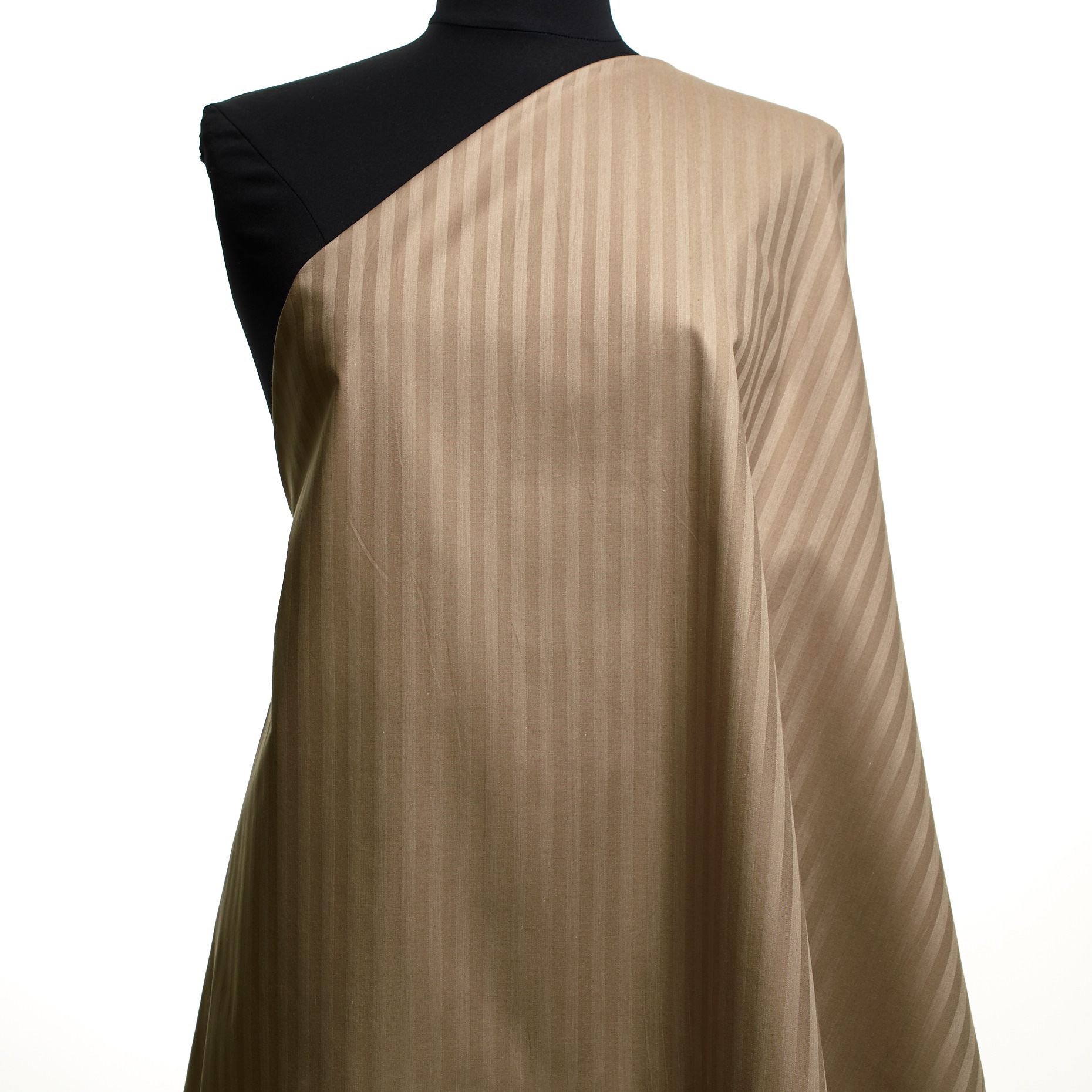 LINING, COTTON, STRIPES, WARM TAUPE (F000009531) - Mannequin