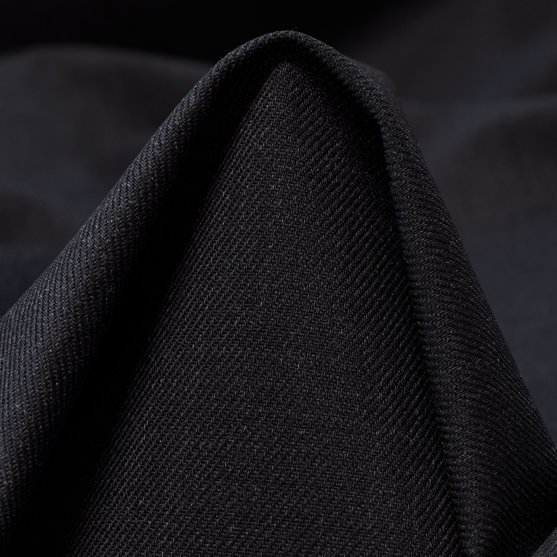 TWILL, VIRGIN WOOL, COATED, ASPHALT (F000044679)