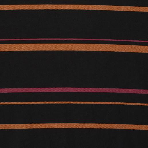 Twill, Viscosa, Rigato, Burnt Orange&Raspberry (F000030717) - Trama