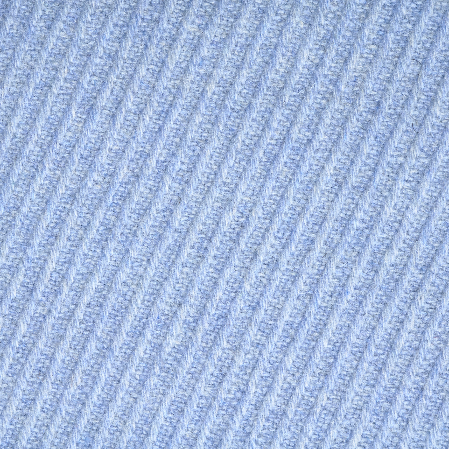 TWILL, VIRGIN WOOL, MELANGE, AIRY BLUE (F000047858) - Texture