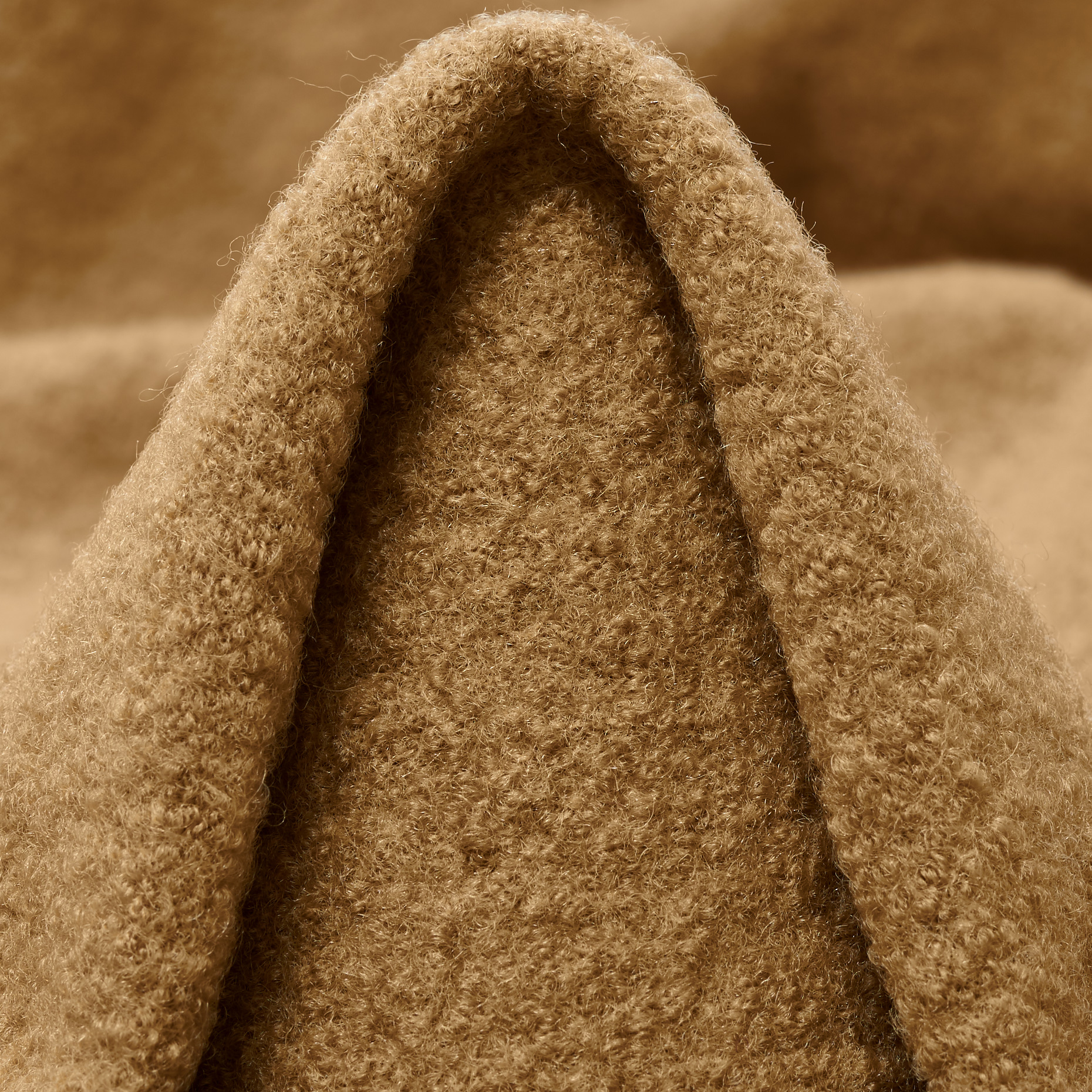 BOUCLÉ, BOILED WOOL, VIRGIN WOOL, CROISSANT (F000049585)