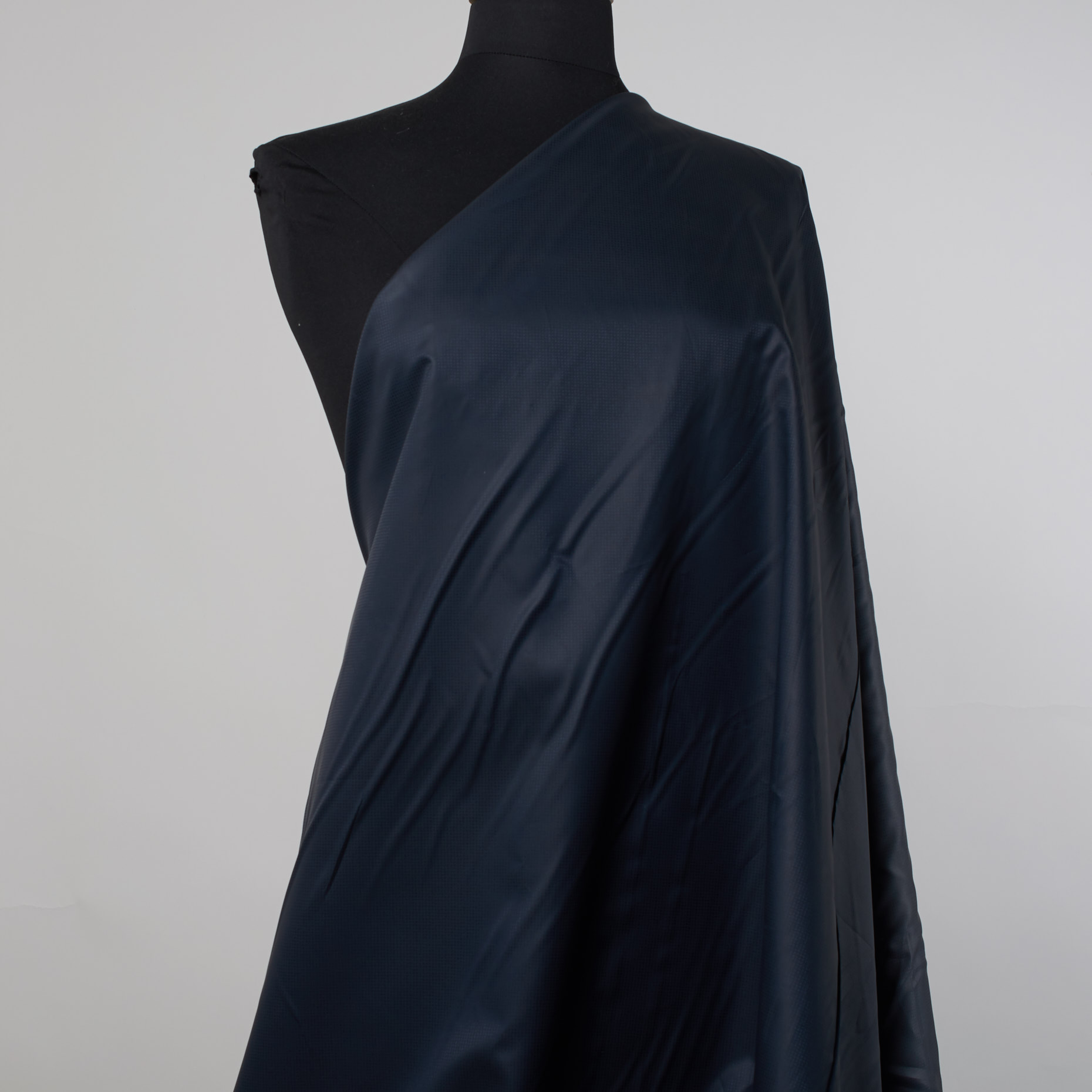 Viscosa, Fodera, Micro Design, Navy Blue (F000025286) - Manichino