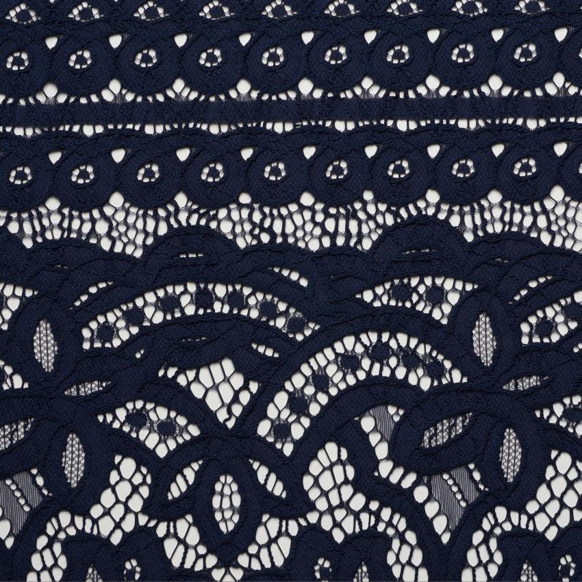 Dentelle, Coton, Dark Navy (F000027944) - Tissage