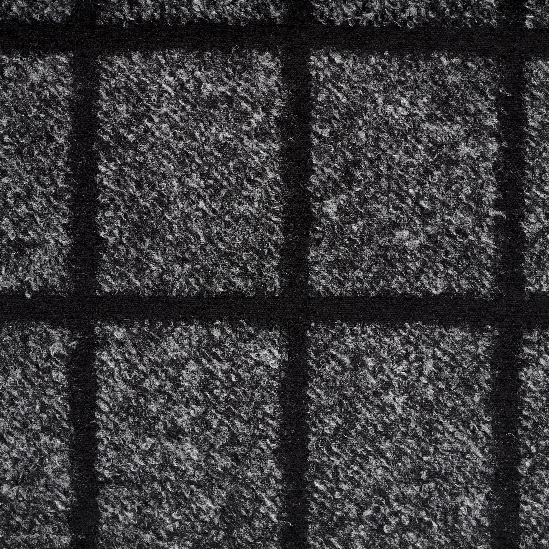 JERSEY, JACQUARD, WOOL BLEND, RAVEN BLACK (F000044725) - Texture