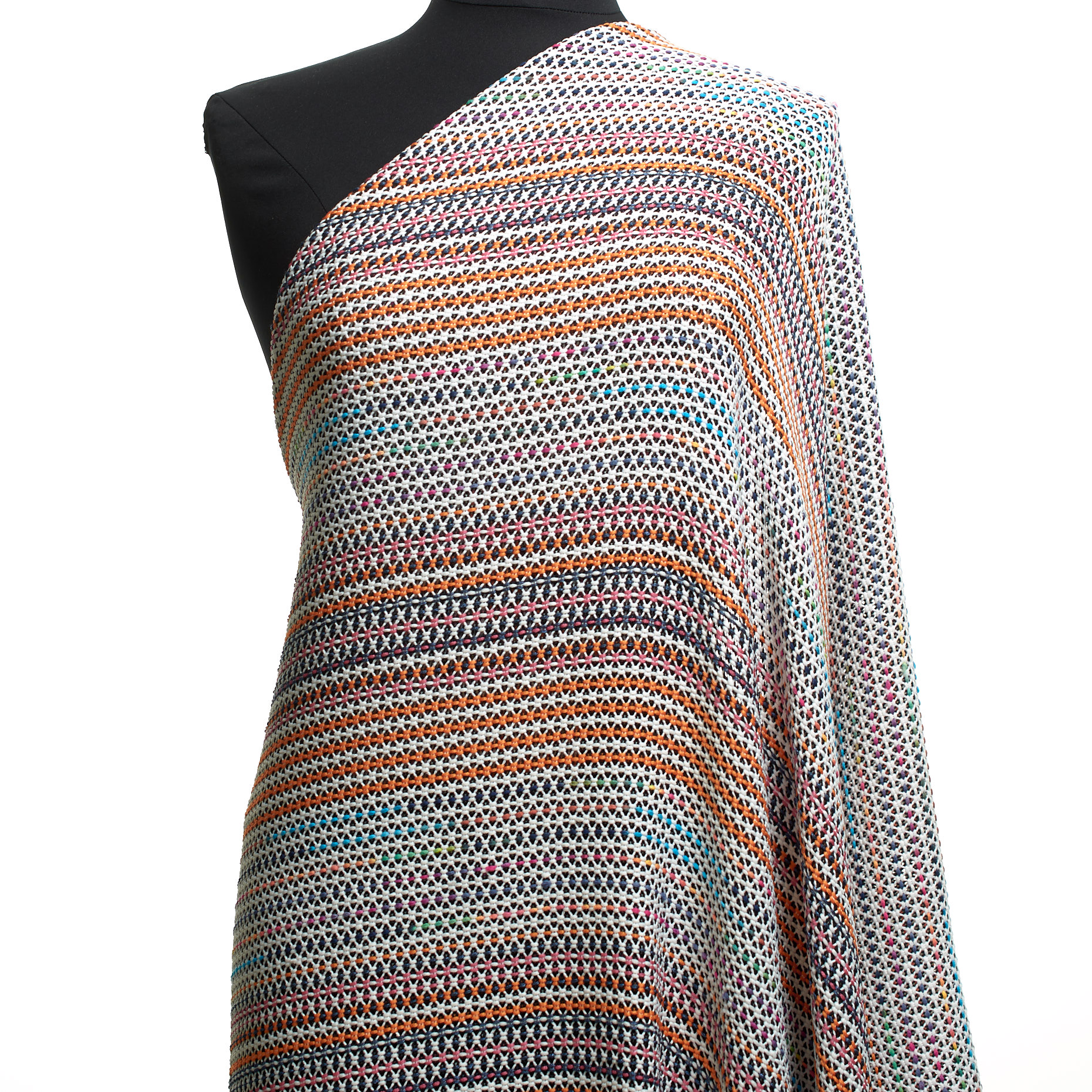 NET, COTTON BLEND, DUSTY ORANGE&SNOW WHITE (F000039786) - Mannequin