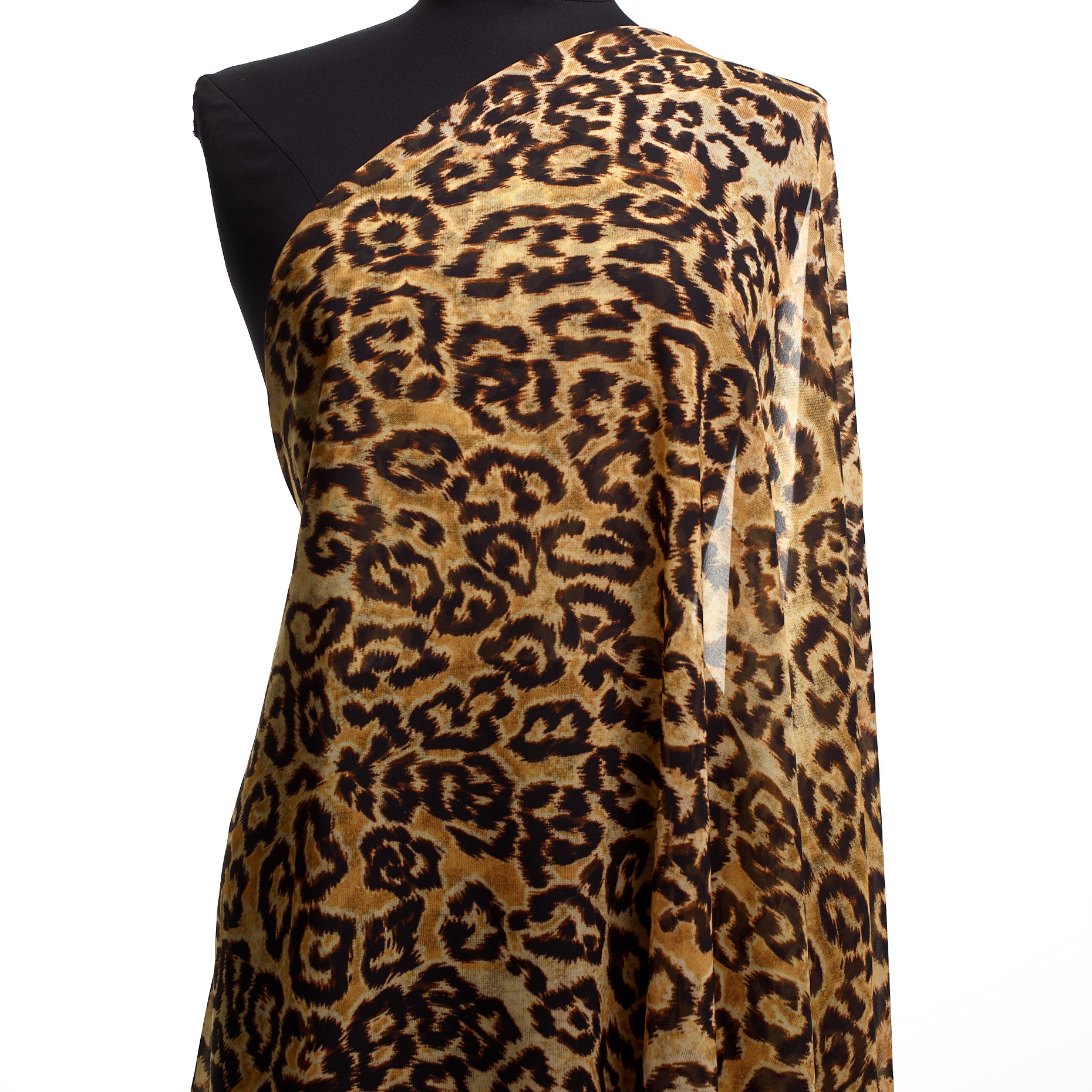 Voile, Stampato, Mocca&Desert Sun (F000041255) - Manichino