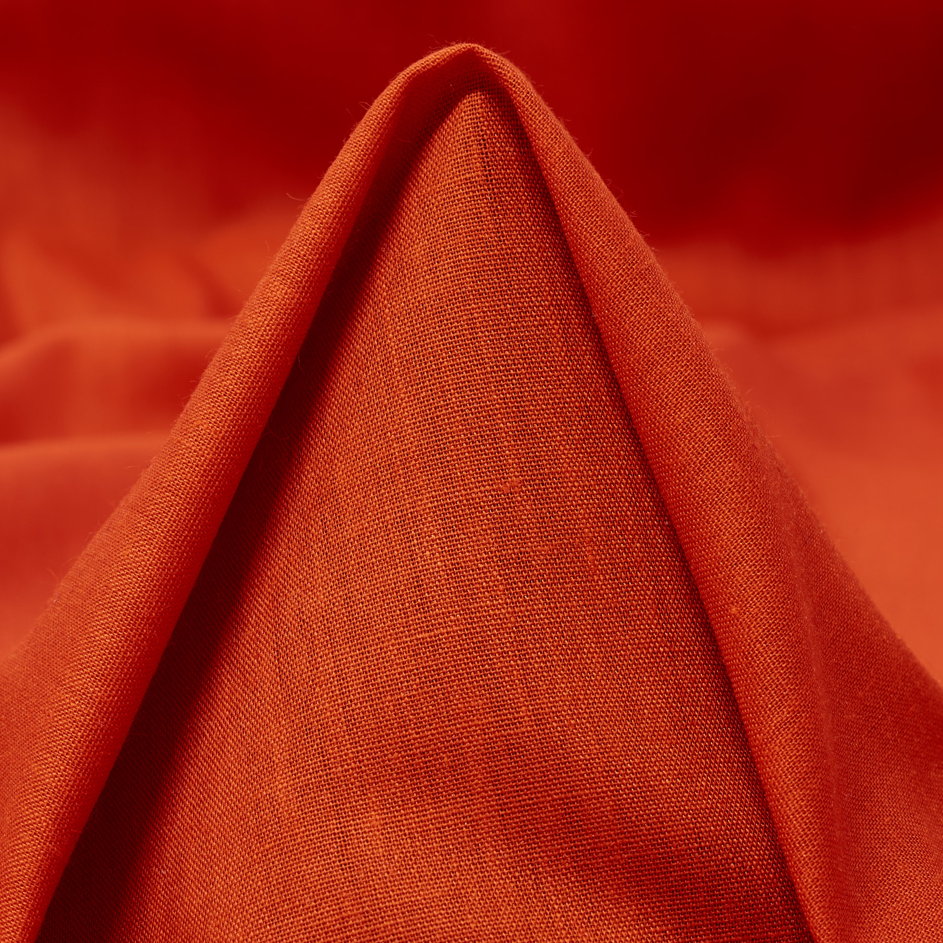 BATISTE, COTTON BLEND, CORAL RED