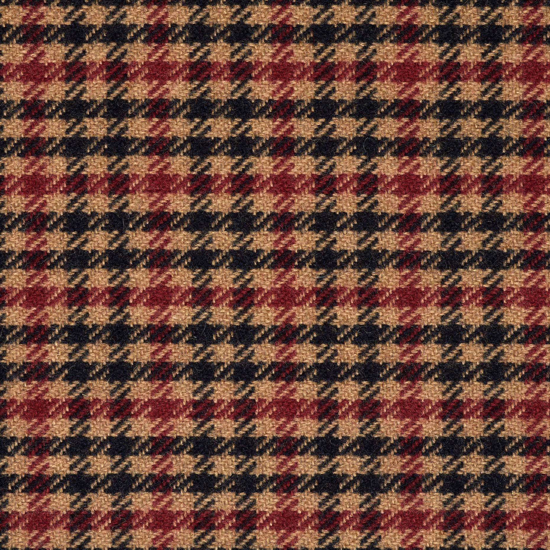 Mélange de Laine, Cadre, Carmine Red&Beach (F000037867) - Tissage