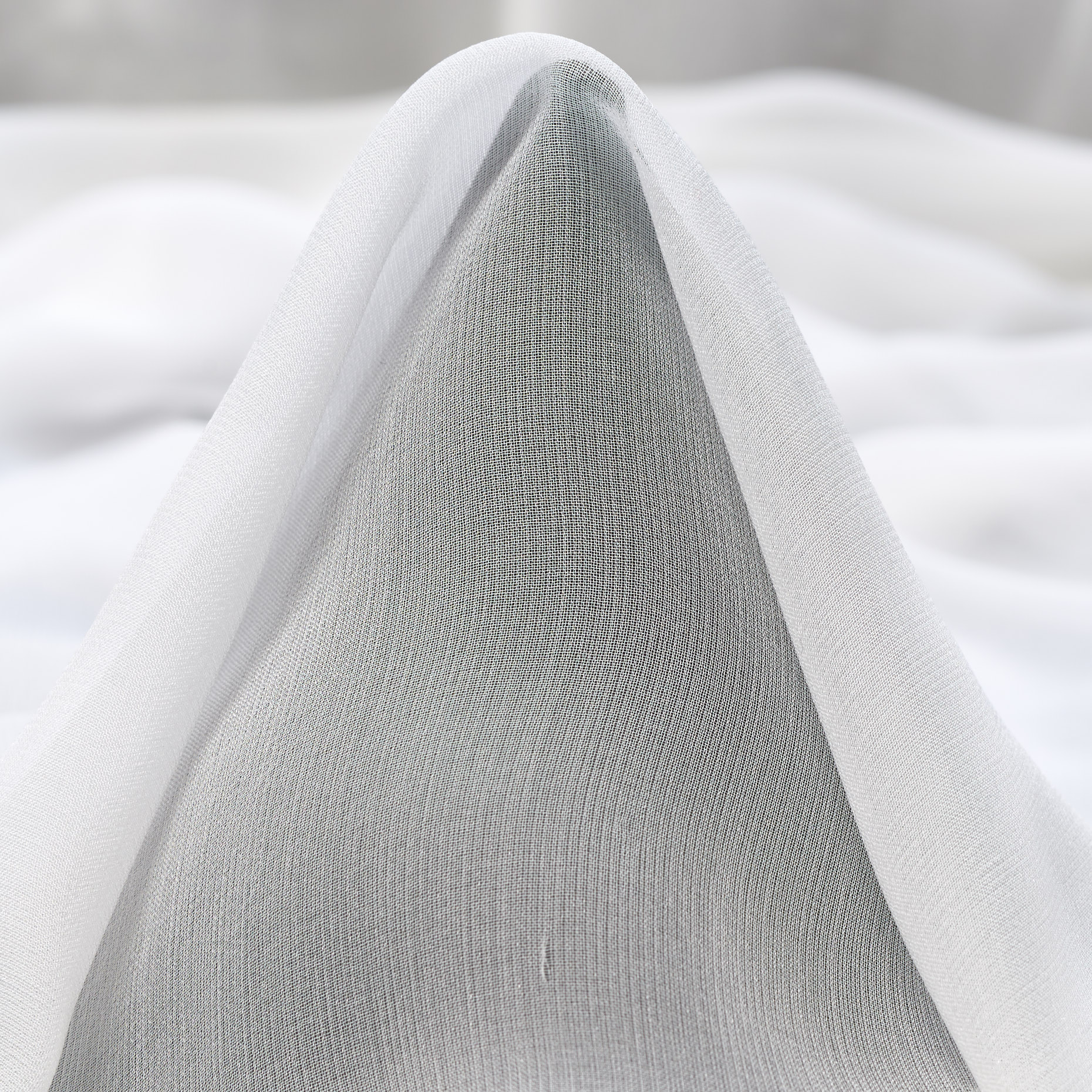 Chiffon, Seide, Brilliant White (F000043974)