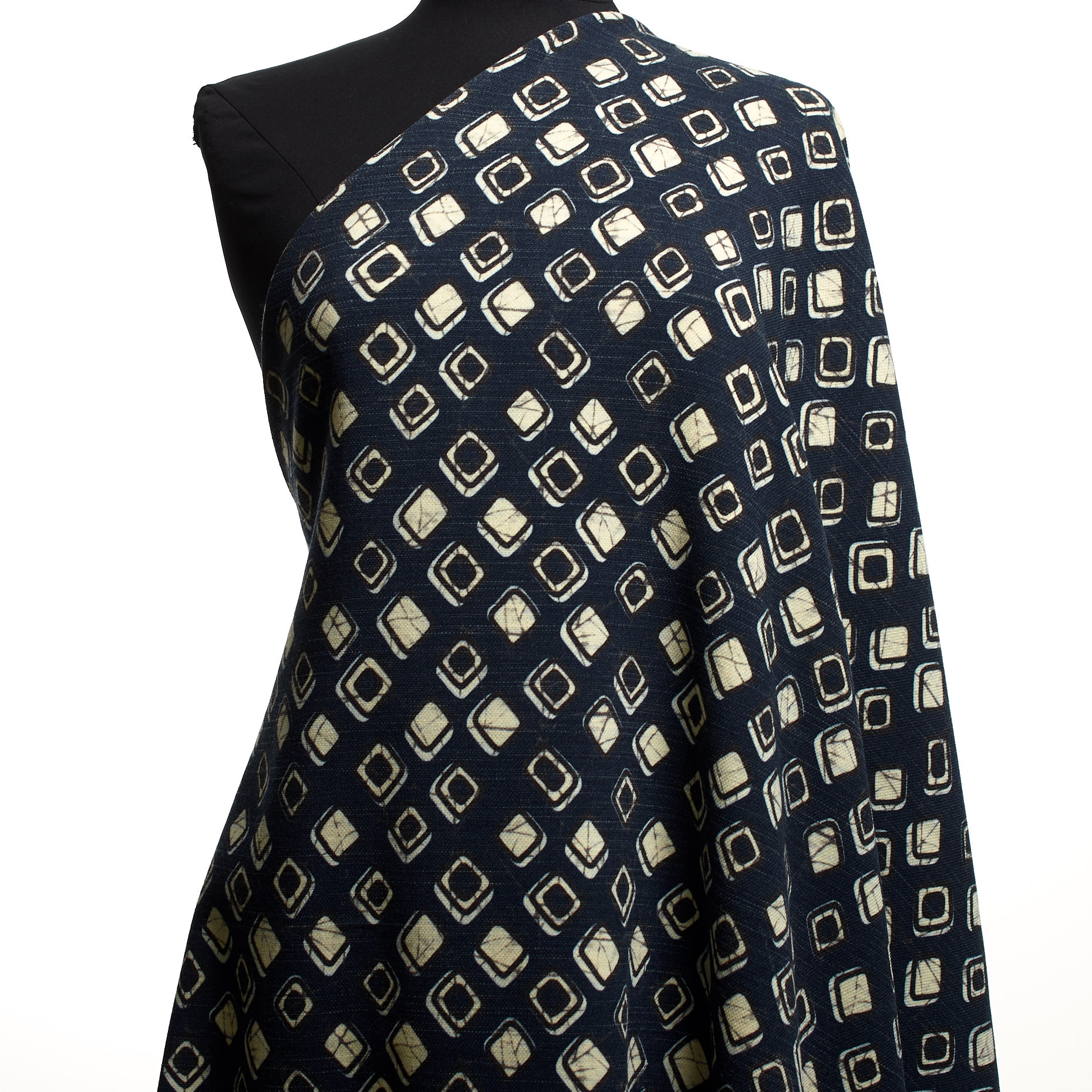 Schurwolle, Bedruckt, Inkwell (F000031851) - Schaufensterpuppe