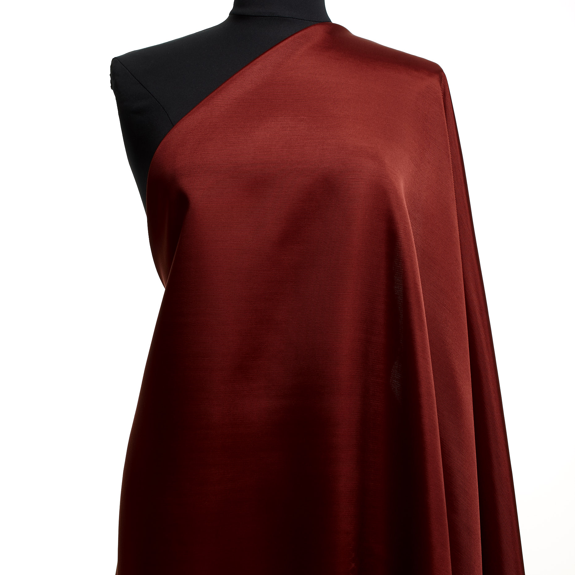 RIBS, VISCOSE, MICRO DESIGN, DARK LIPSTICK (F000003603) - Mannequin