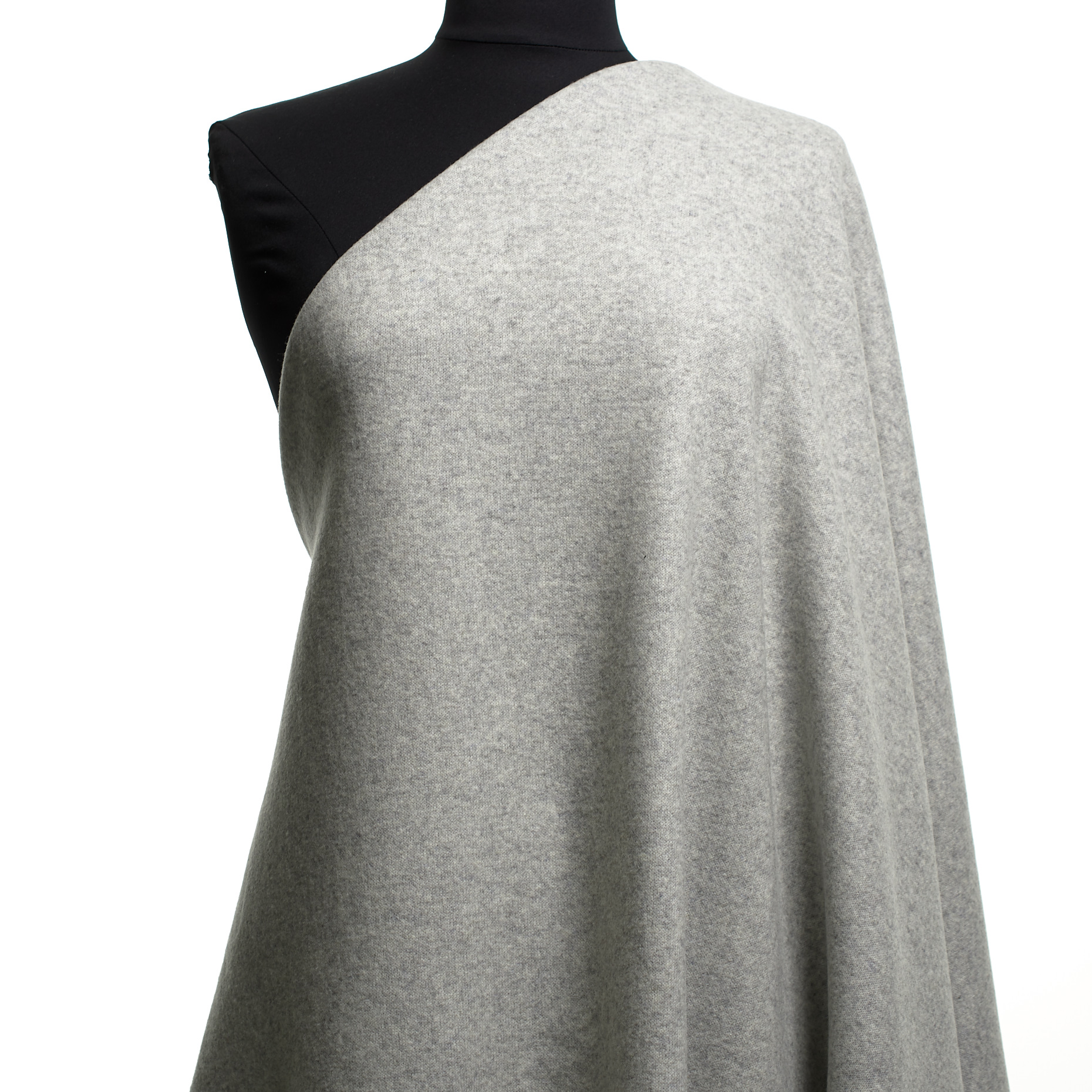 JERSEY, BOILED WOOL, VAPOR BLUE (F000047470) - Mannequin
