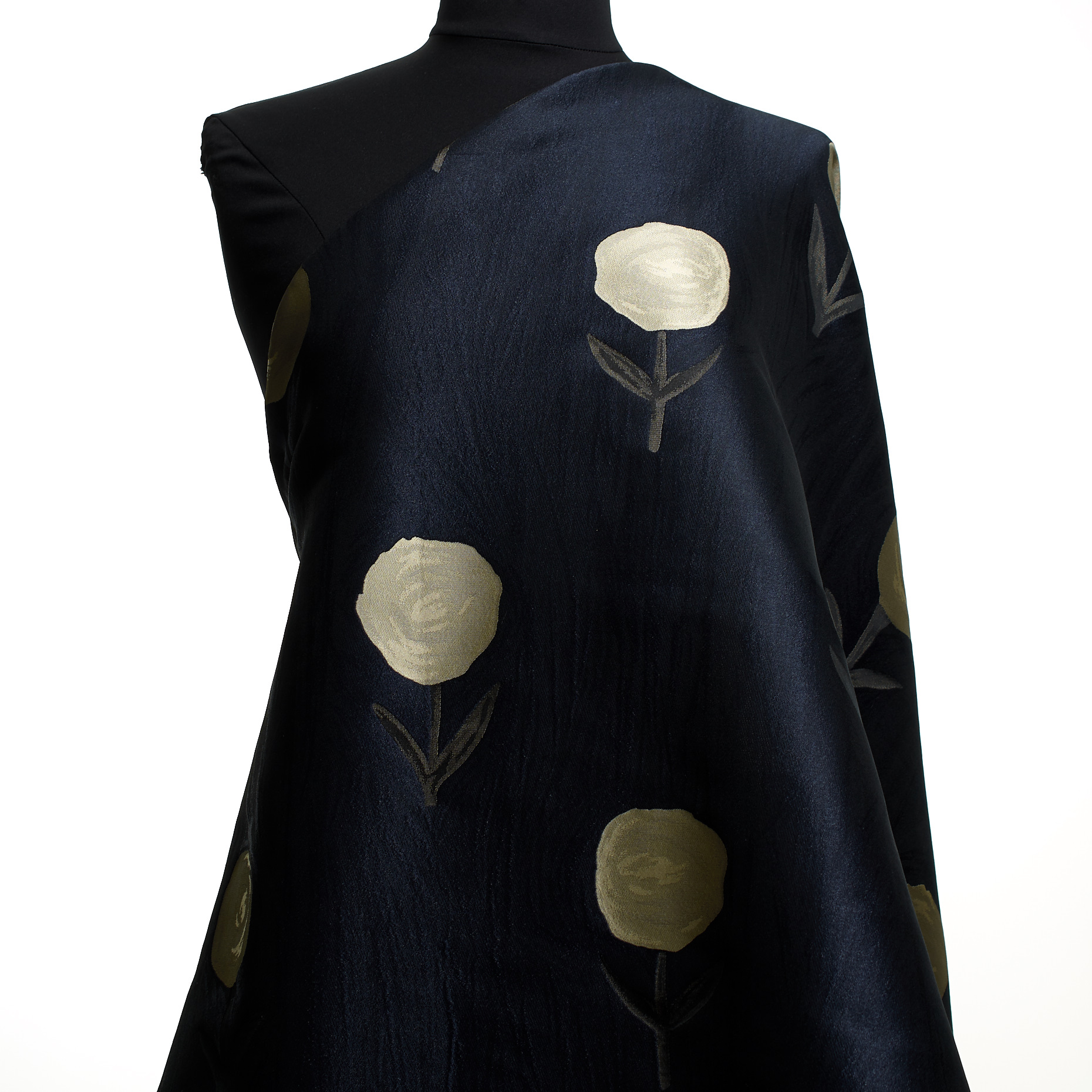 JACQUARD, FLORAL, STIFF, VULCAN&PISTACHIO SHELL (F000045449) - Mannequin