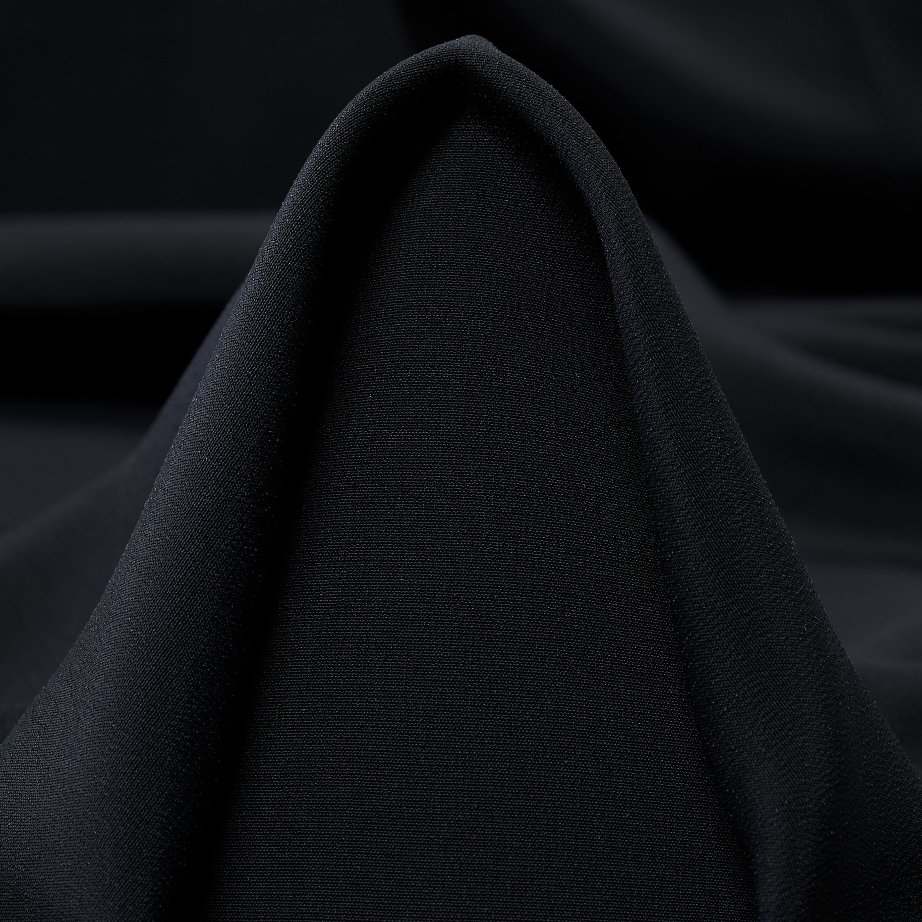 CRÊPE DE CHINE, ACETATE, BLACKENED PEARL (F000048889)