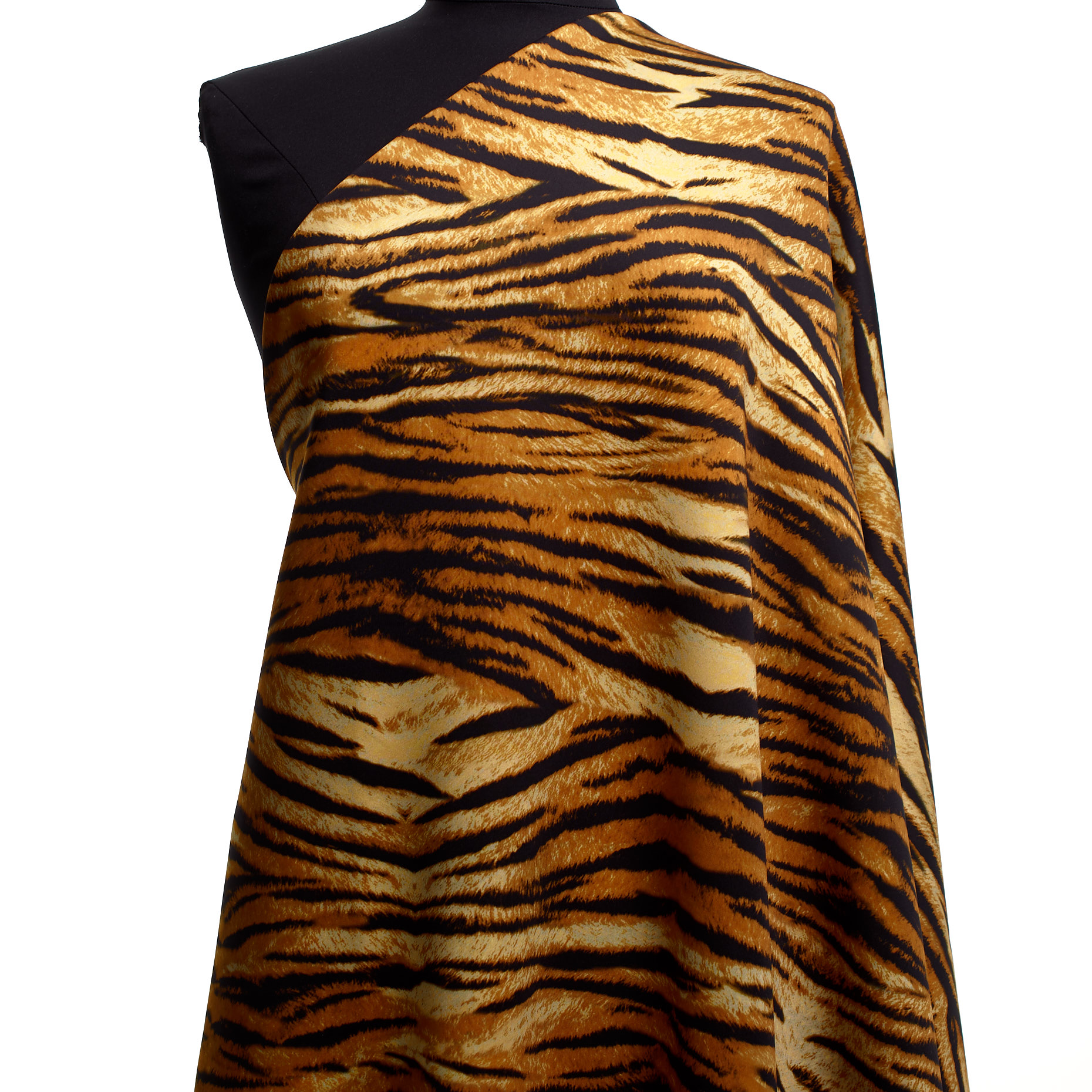 Техно Джерси, Принт, Desert Sun&Raven Black (F000042847) - Манекен