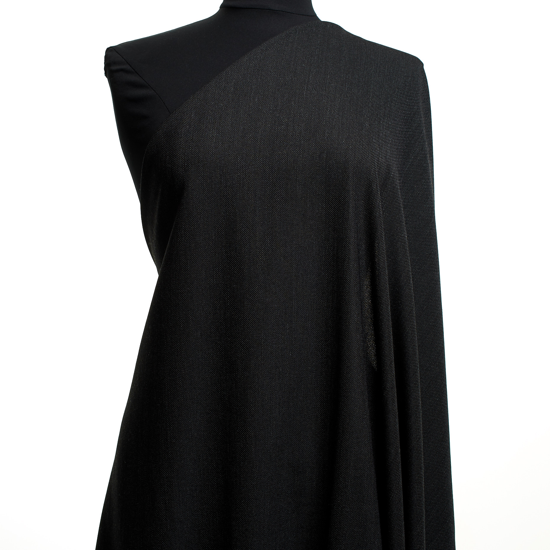 VIRGIN WOOL, MICRO DESIGN, ELASTIC, INDIA INK (F000047060) - Mannequin