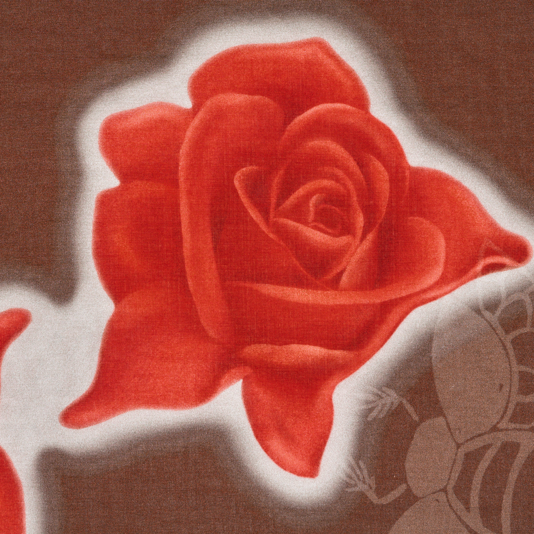 Батист, Хлопок, Принт, Cognac (F000031790) - Ткань