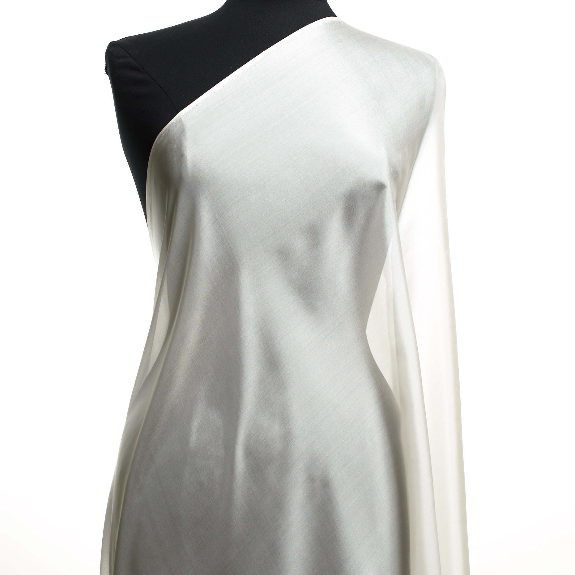 SILK, CHIFFON, SNOW WHITE (B0000022) - Mannequin