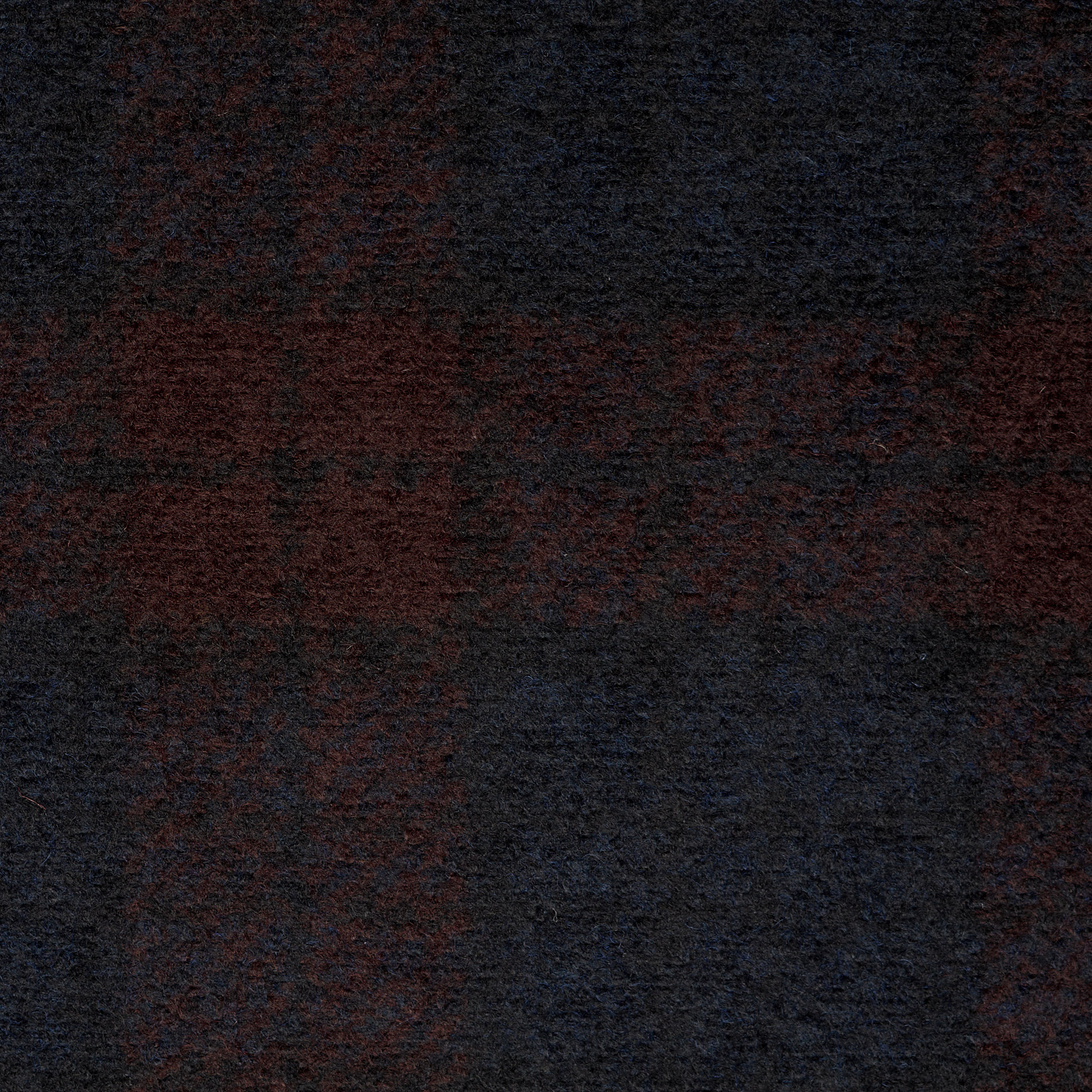 Jersey, Wolle Mix, Brushed, Ruby Wine&Deep Cobalt (F000044865) - Gewebe