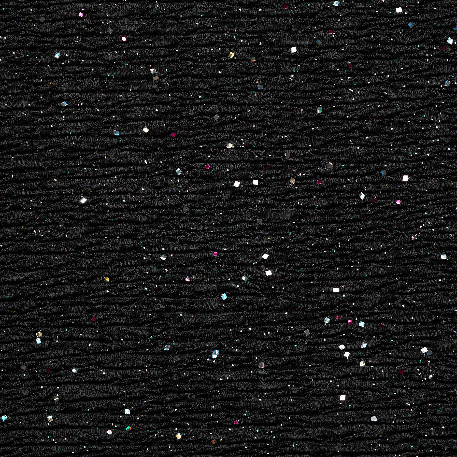 Двойной, Люрекс, Отблеск, Silver&Raven Black (F000045515) - Ткань