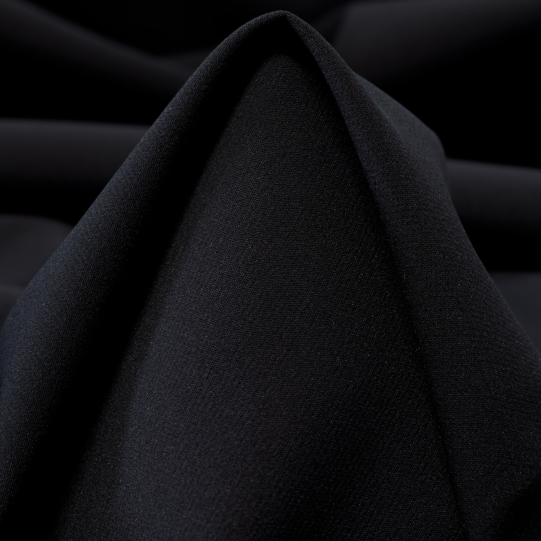 TECHNO STRETCH, POLYAMID, HIGH ELASTICITY, RAVEN BLACK (T0000320)