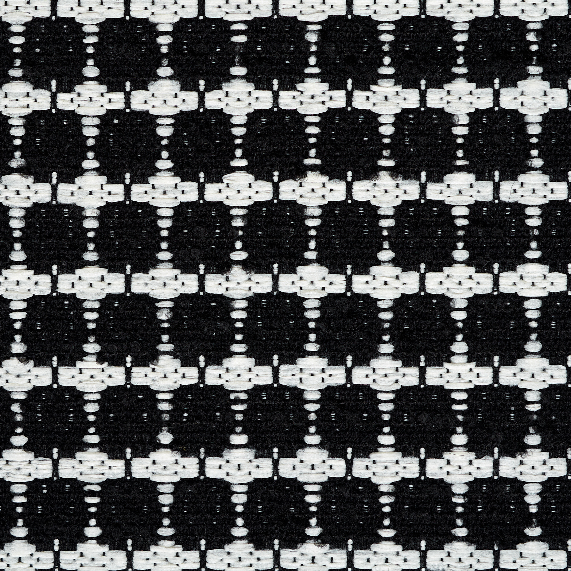 JACQUARD, COTTON, RAVEN BLACK&BRILLIANT WHITE (F000029494) - Texture