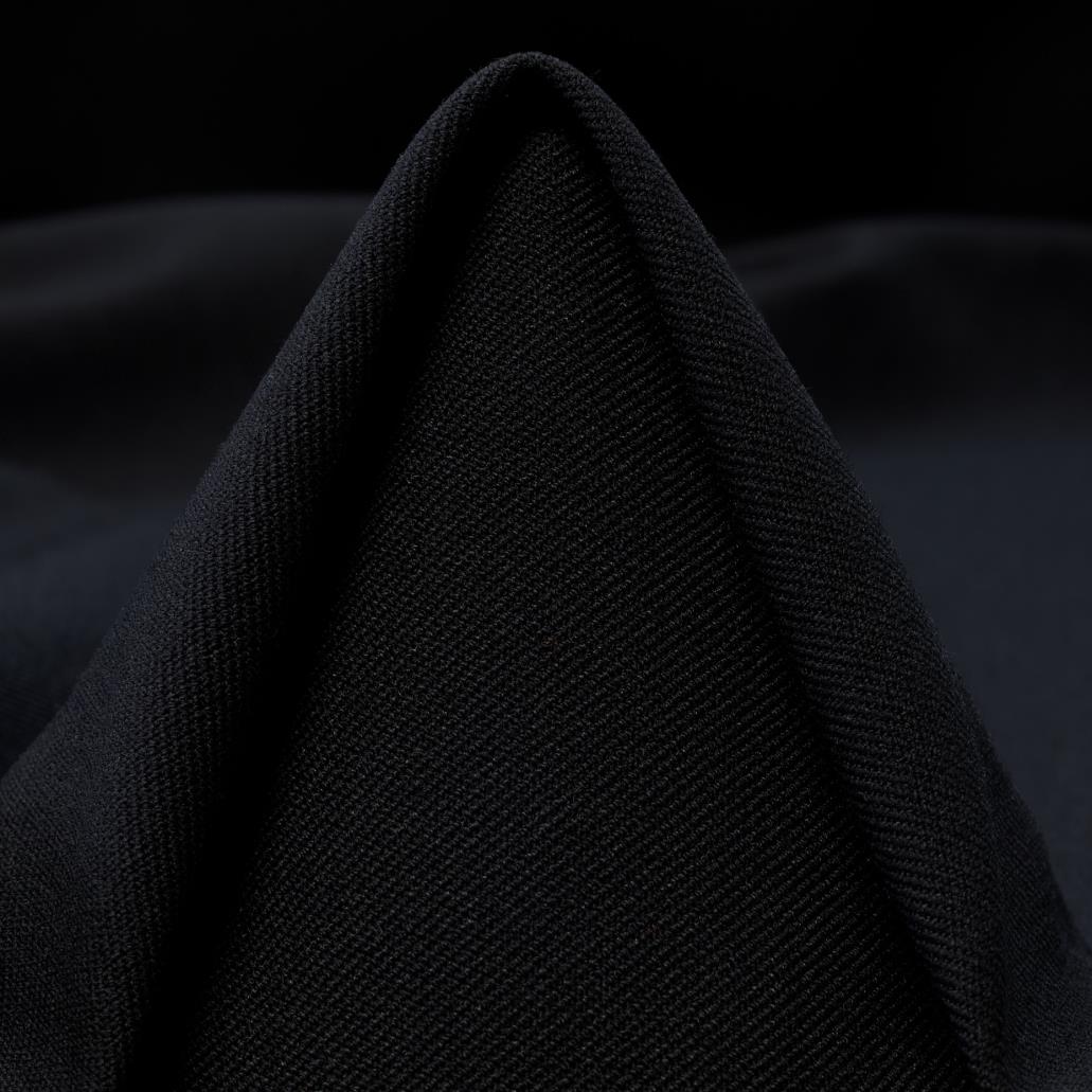 Twill, Mieszanka wiskozy, Stretch, Jet Black (F000049206)