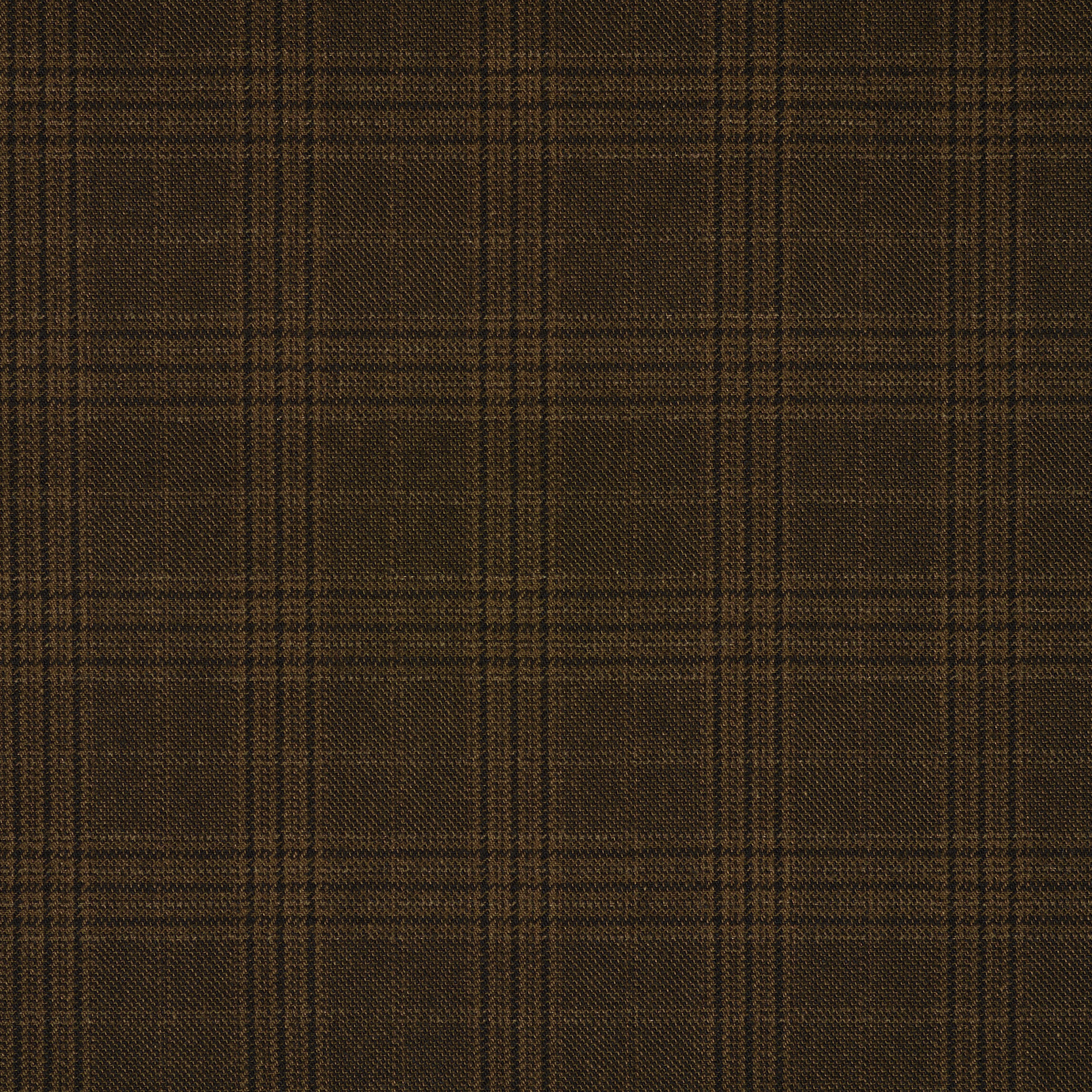 COTTON, CHECK, COATED, CHESTNUT&BLACK BEAUTY (F000036102) - Texture