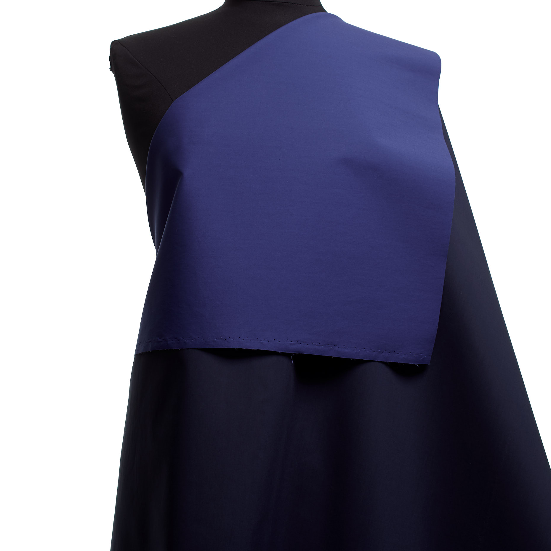 Popelina, Double, Bawełna, After Midnight&Deep Ultramarine (F000042091) - Manekin