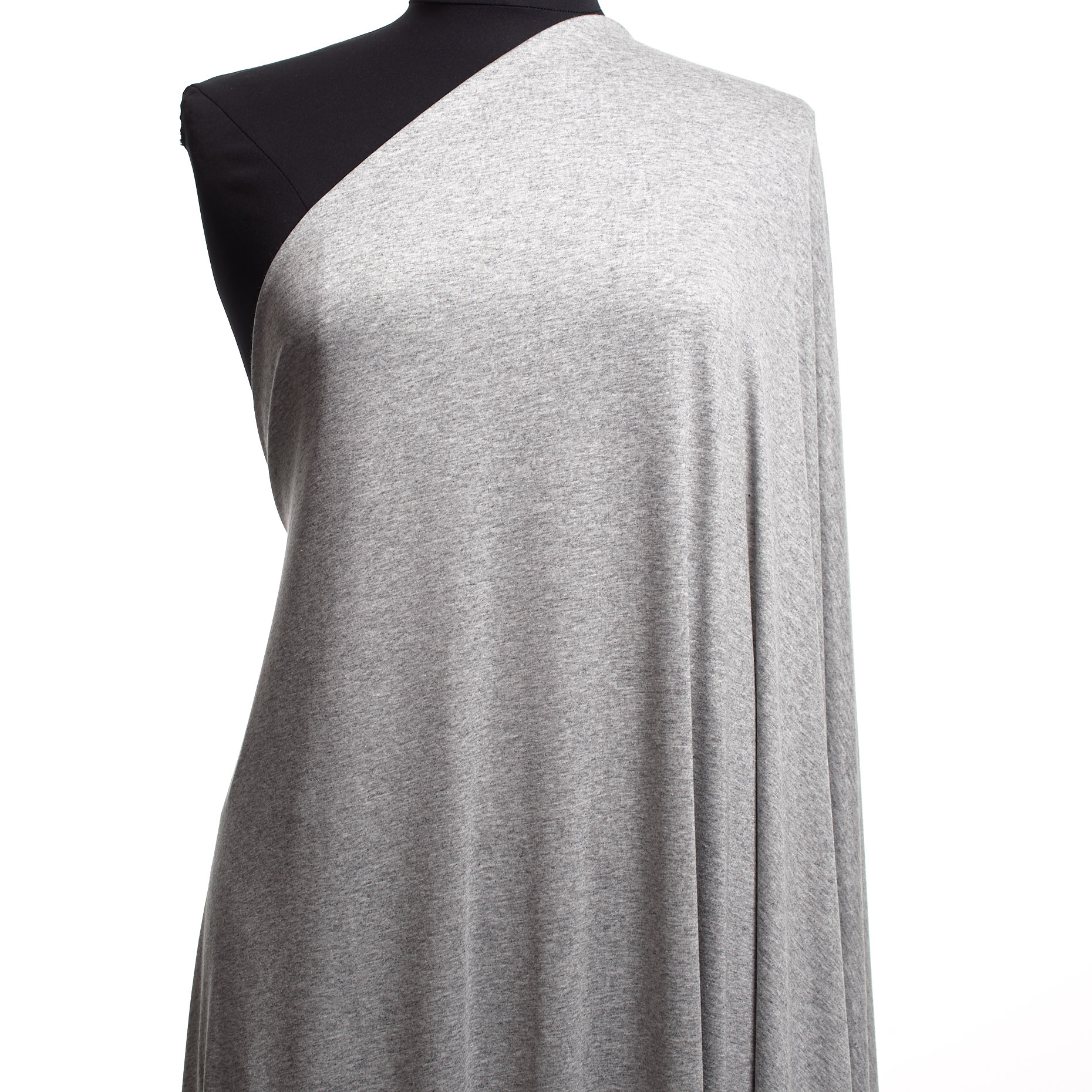 SINGLE JERSEY, VISCOSE, MELANGE, LUNAR ROCK (F000040238) - Mannequin