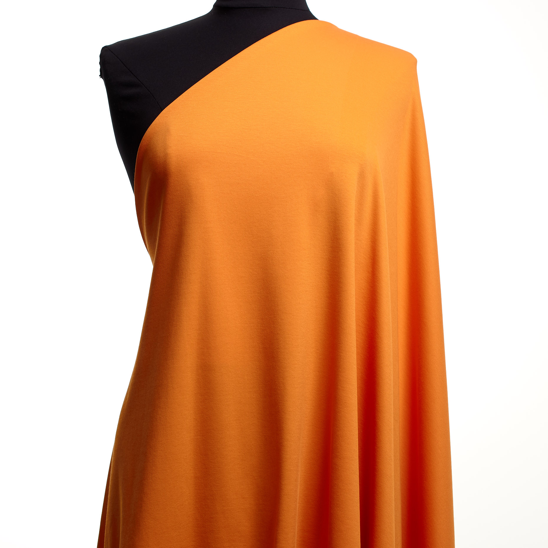 Rippjersey, Baumwolle Elastik, Apricot (F000042742) - Schaufensterpuppe
