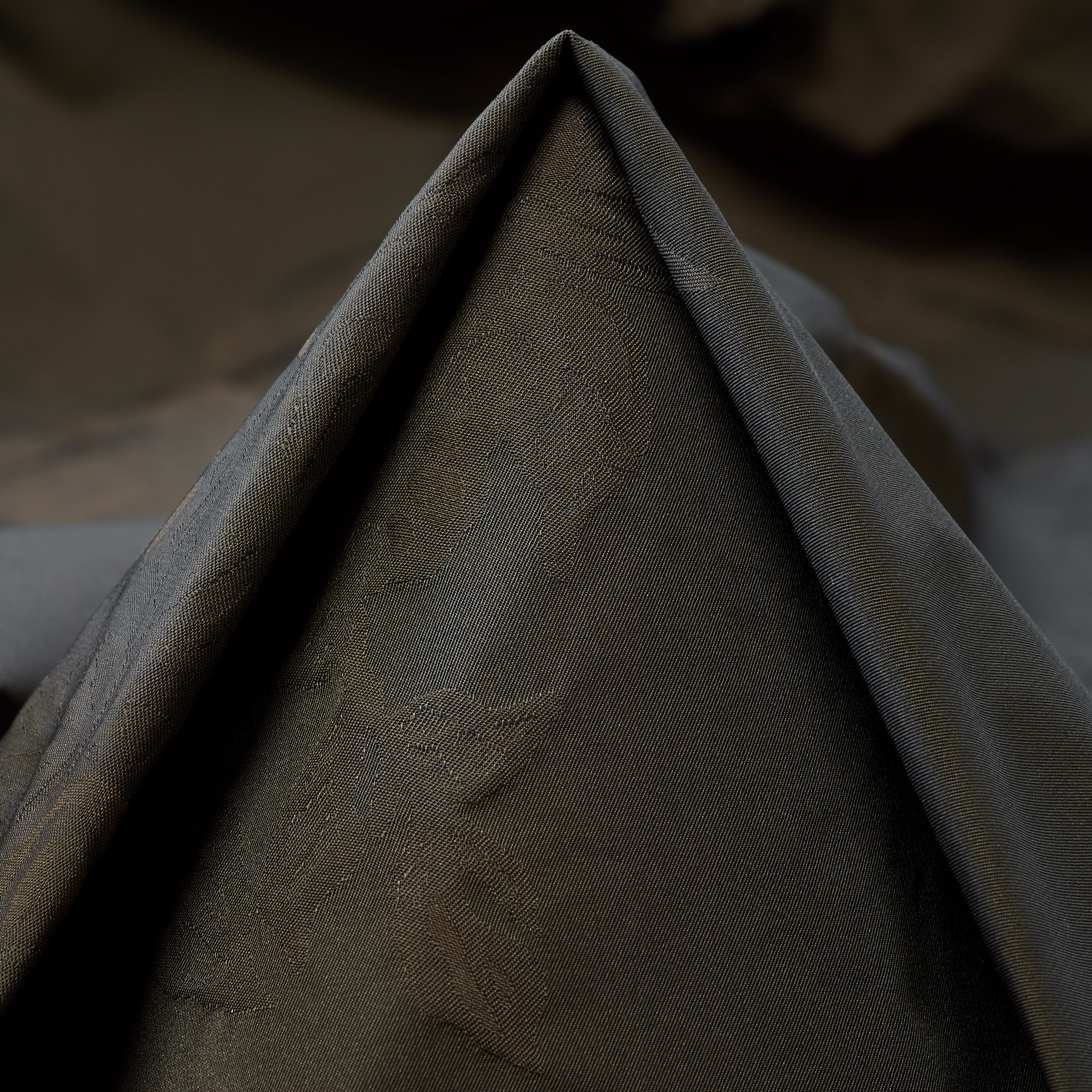 JACQUARD, TAFFETA, OLIVE NIGHT (F000043045)