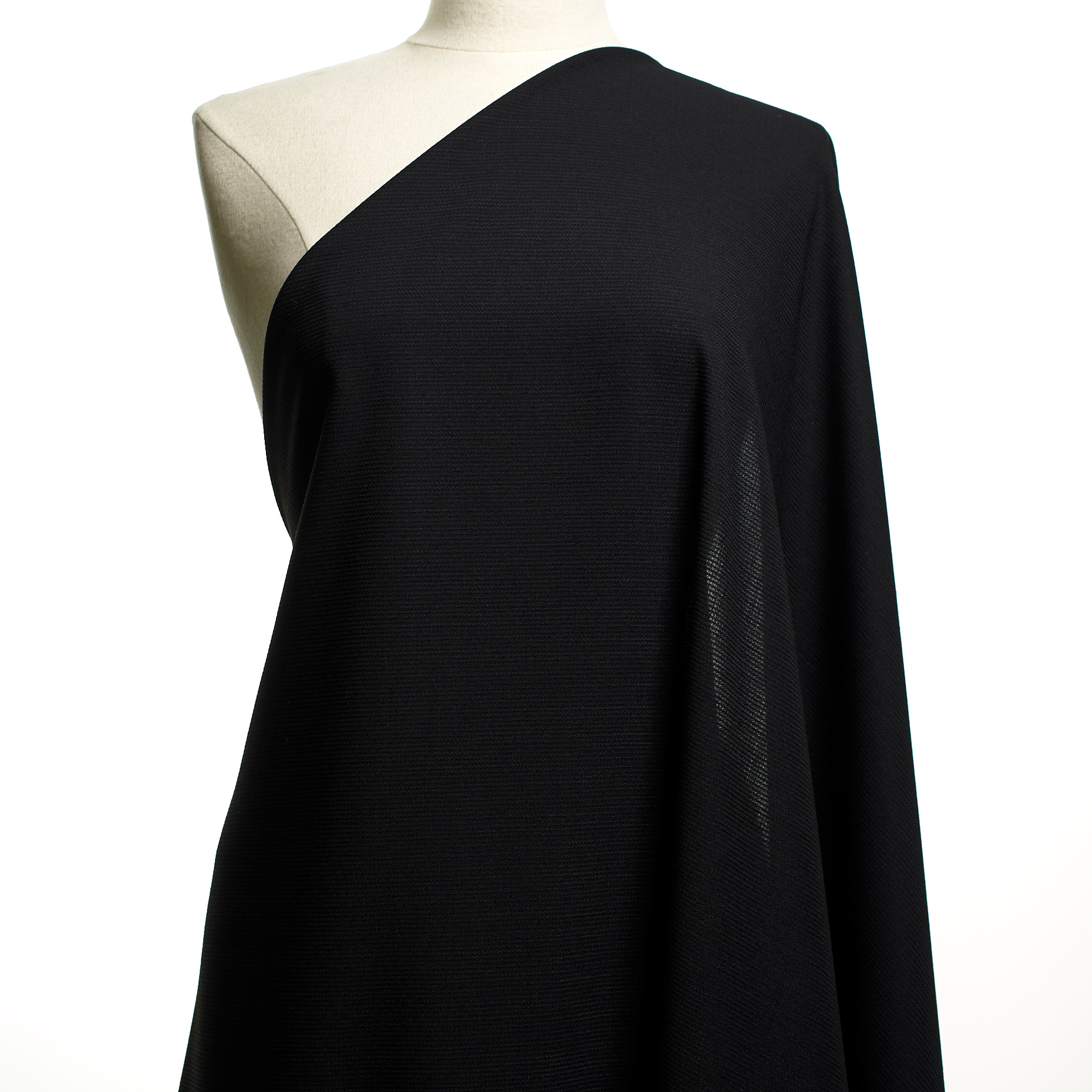 FINE WOOL, STRIPES, TONE ON TONE, METEORITE (F0002030) - Mannequin