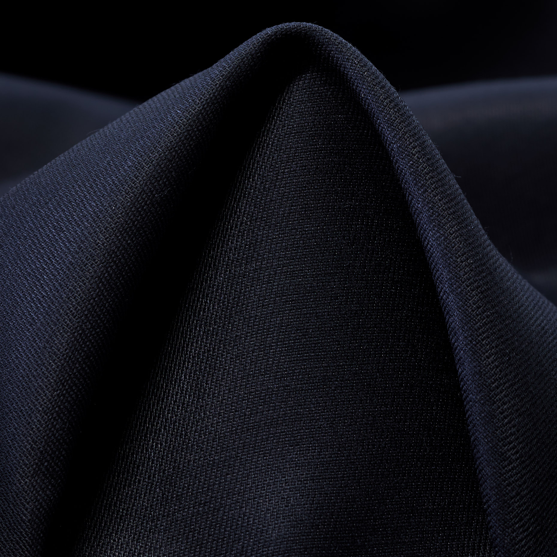 TWILL, VIRGIN WOOL, SILK, MOOD INDIGO (T0000525)