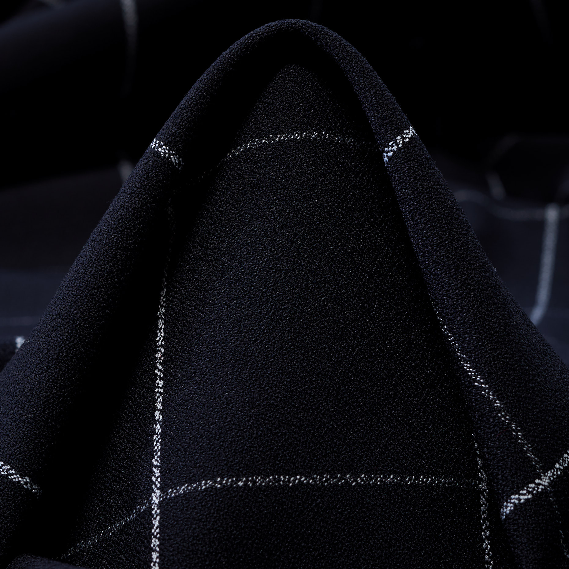 CRÊPE, VISCOSE, ELASTIC, MIDNIGHT BLUE (F000043233)