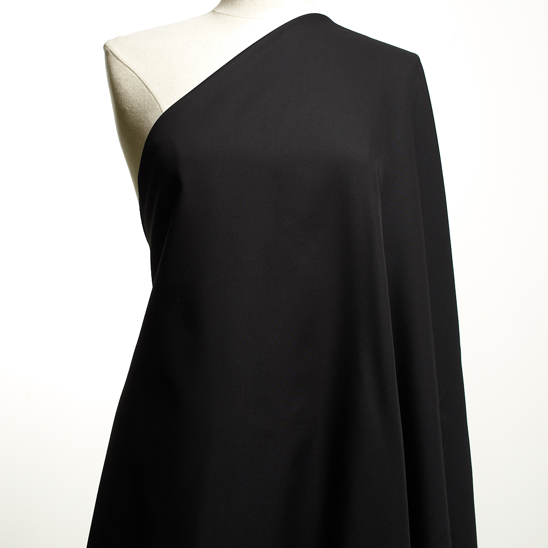 TWILL, VISCOSE BLEND, RAVEN BLACK (F000034976) - Mannequin