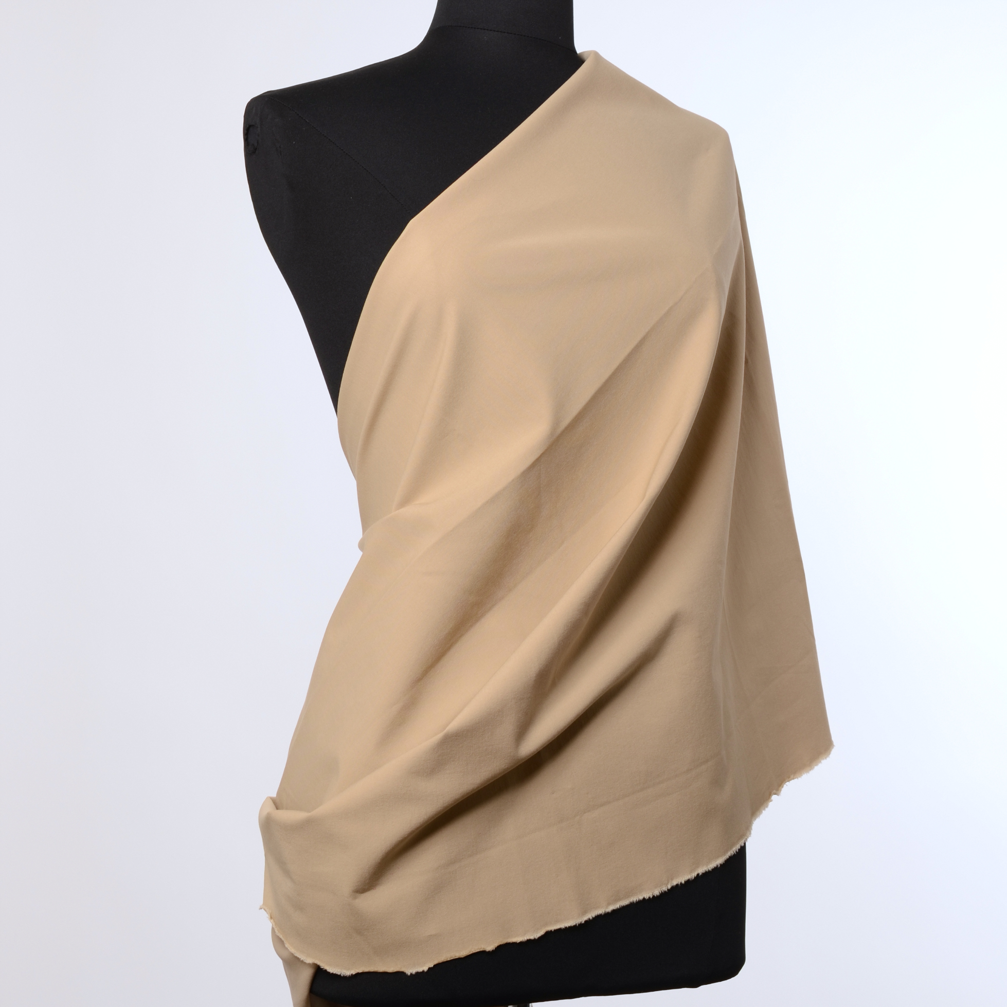 Twill, Bawełna, Stretch, Brown Rice (F000005562) - Manekin