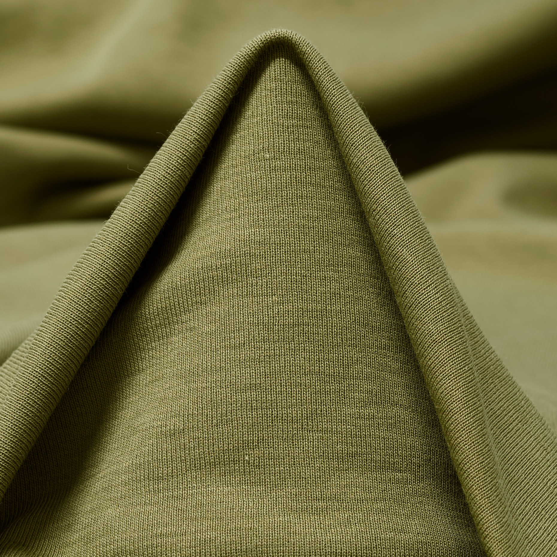 Jersey côtelé , Coton, Elástique, Avocado (F000043055)