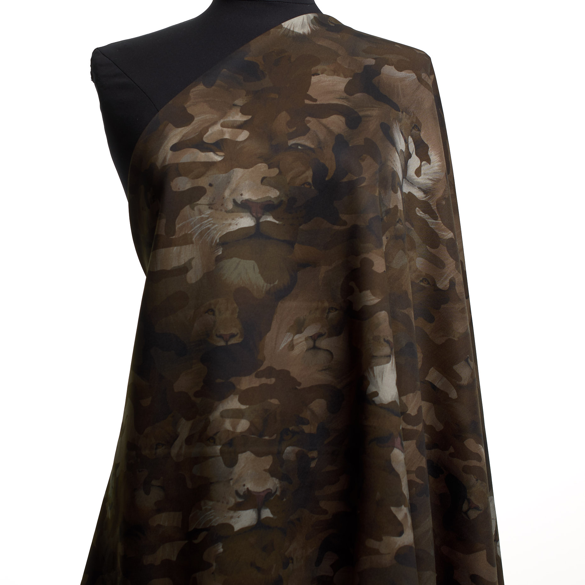 Techno Jersey, Animalier, Tea Leaf (F000038185) - Mannequin