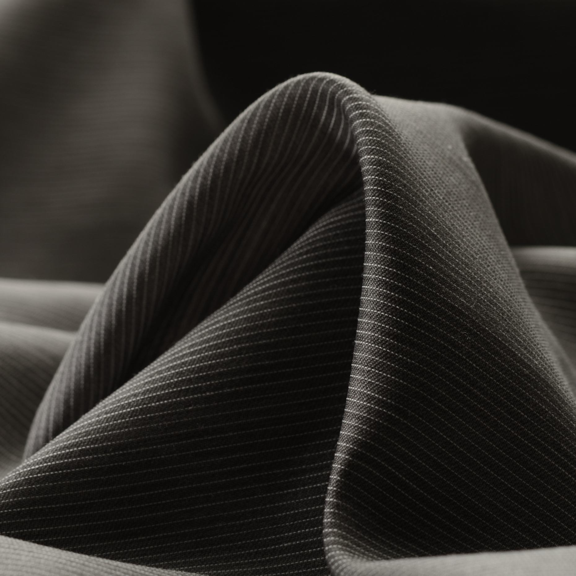 Элитная Тонкорунная Шерсть, Шелк, Полоска, Dark Shadow (F000008931)