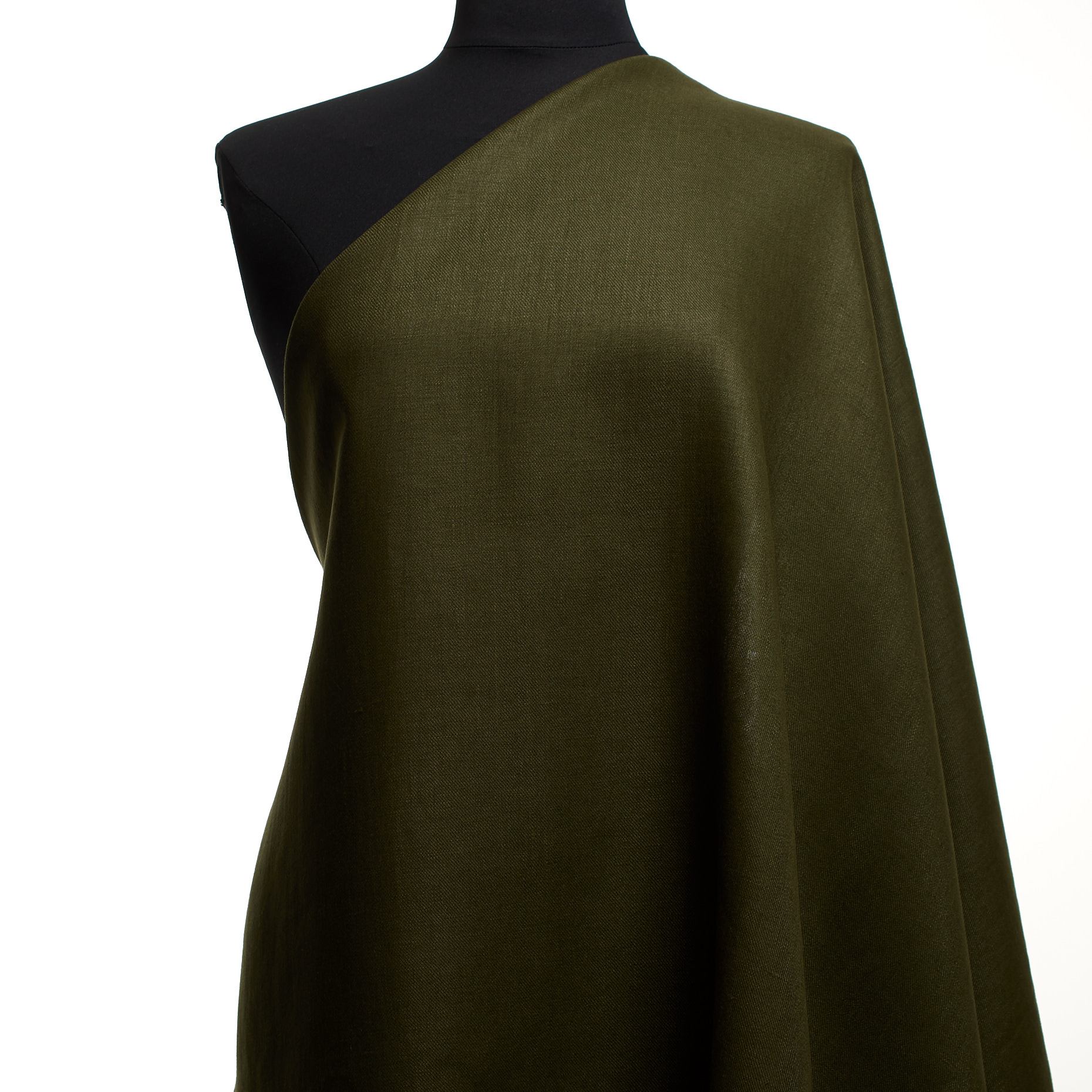 TWILL, LINEN, DUSTY OLIVE (T0000725) - Mannequin