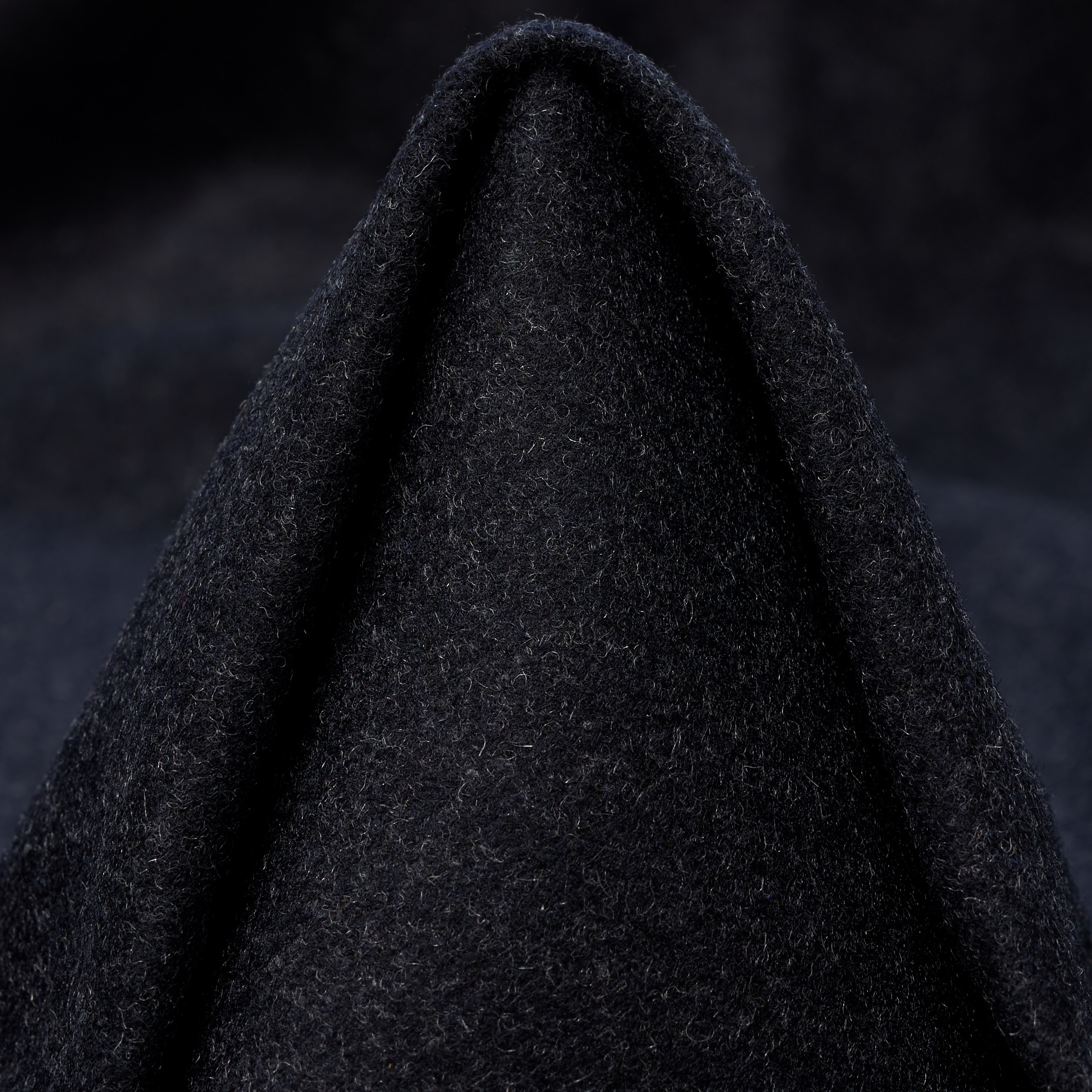 Loden, Wool, Jaspeado, Asphalt (F000048206)