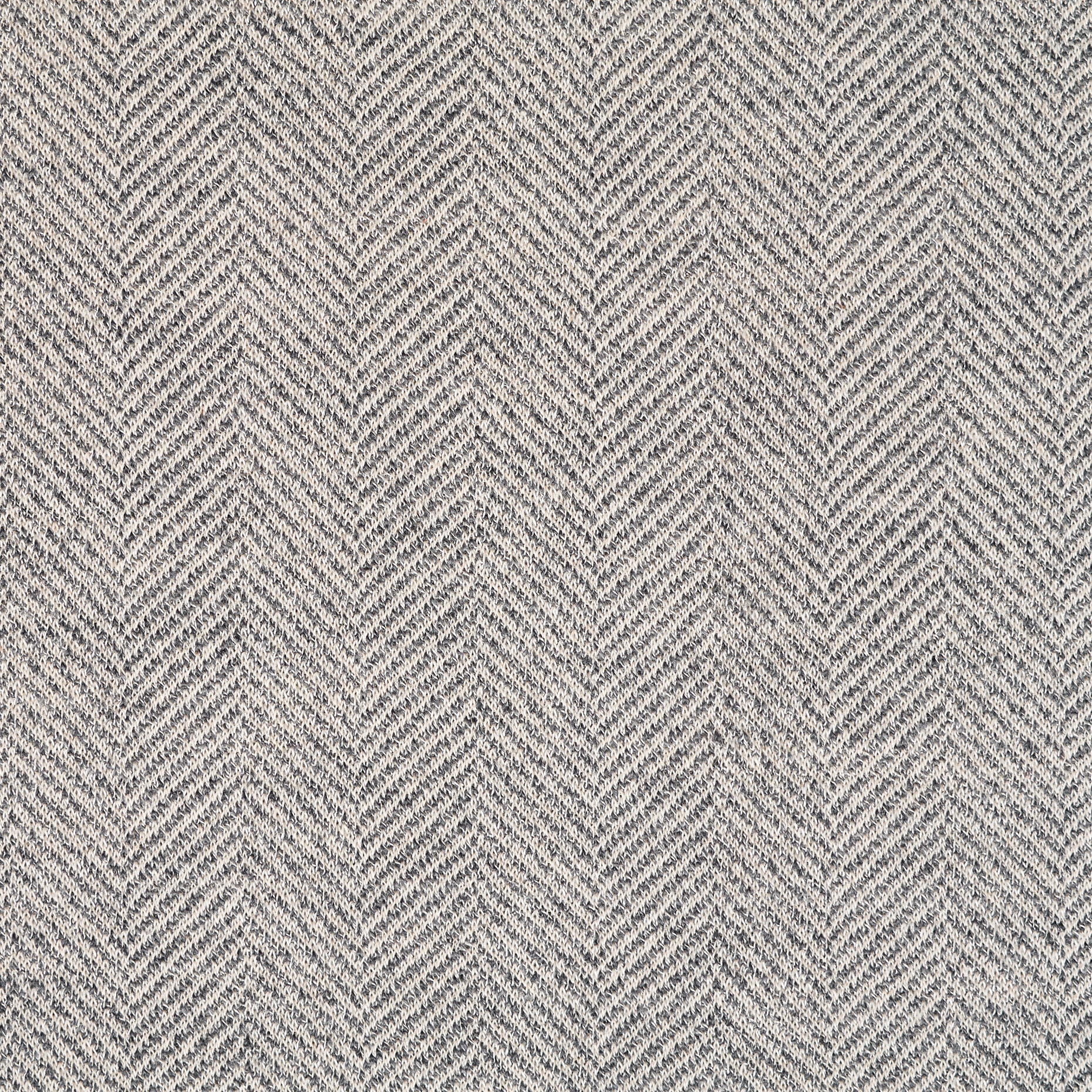JERSEY, COTTON, HERRINGBONE, GHOST GRAY&BRILLIANT WHITE (F000047985) - Texture