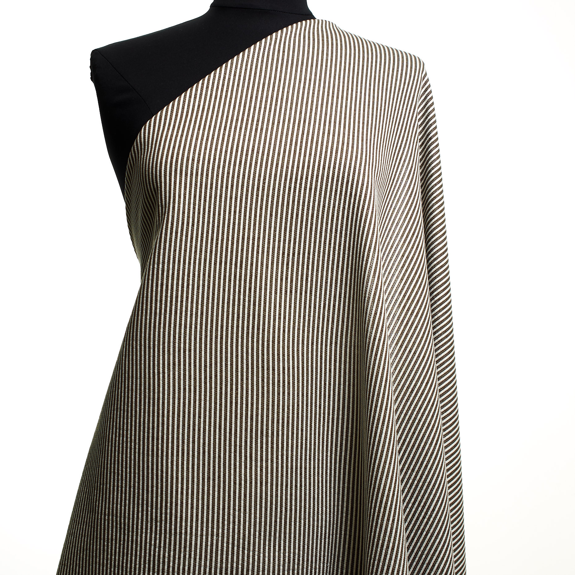 Jersey, Bawełna, Paski, Toasted Coconut (F000044694) - Manekin